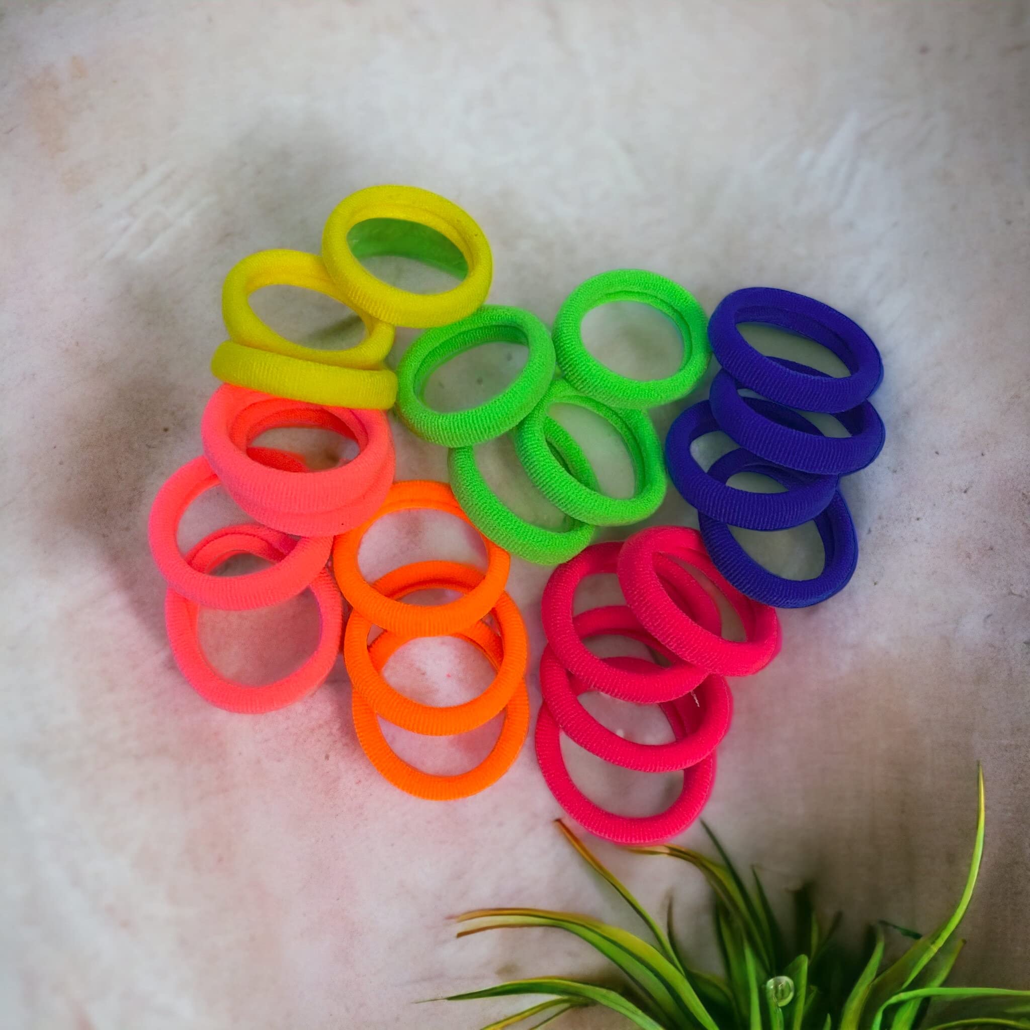 AARTISAI Premium Elastic Hair Ties - 22 Pack Strong Hold Gentle Touch No Damage Hair Bands for Women, Girls, Ponytail, Workout, Yoga & Everyday Use