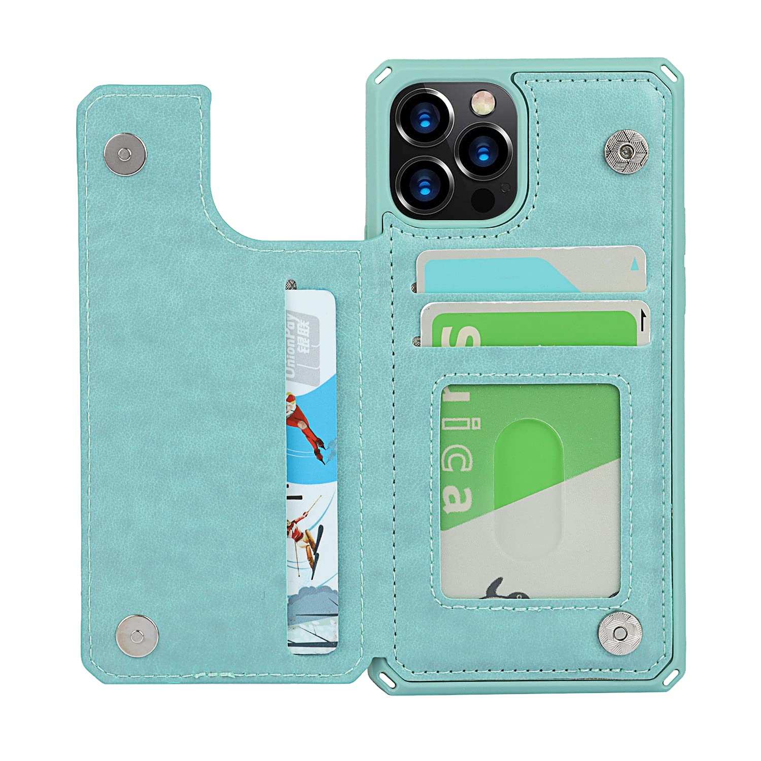 Premium Leather Wallet Case for iPhone 12/12 Pro (6.1