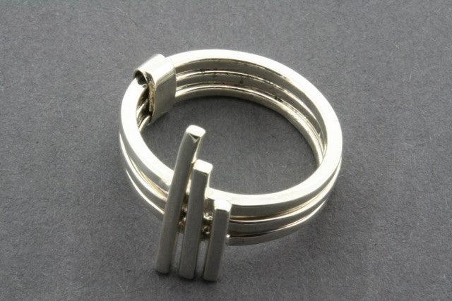 3-in-1 Sticks Ring - Multi-Functional Silicone Ring for Men & Women - Perfect for Sports, Workouts, and Everyday Wear