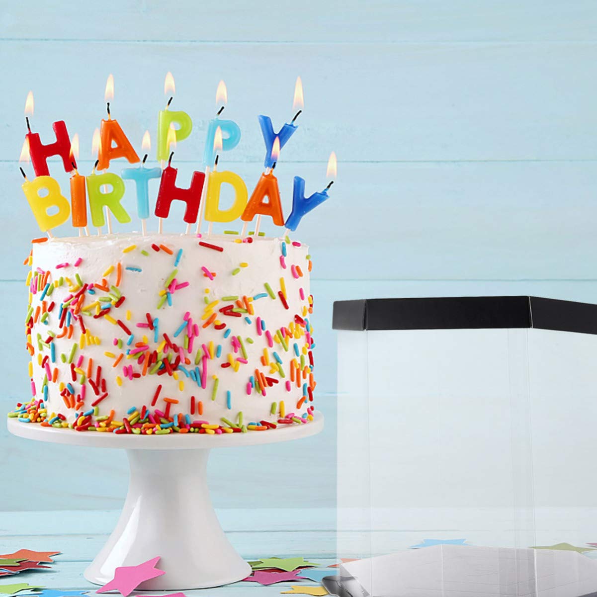 Hemoton 1-Piece Plastic Cake Storage Box - Bakery Wrapping Container for Birthday Cakes, Desserts & Pastries | Perfect for Home Baking, Party Treats & Professional Bakeries