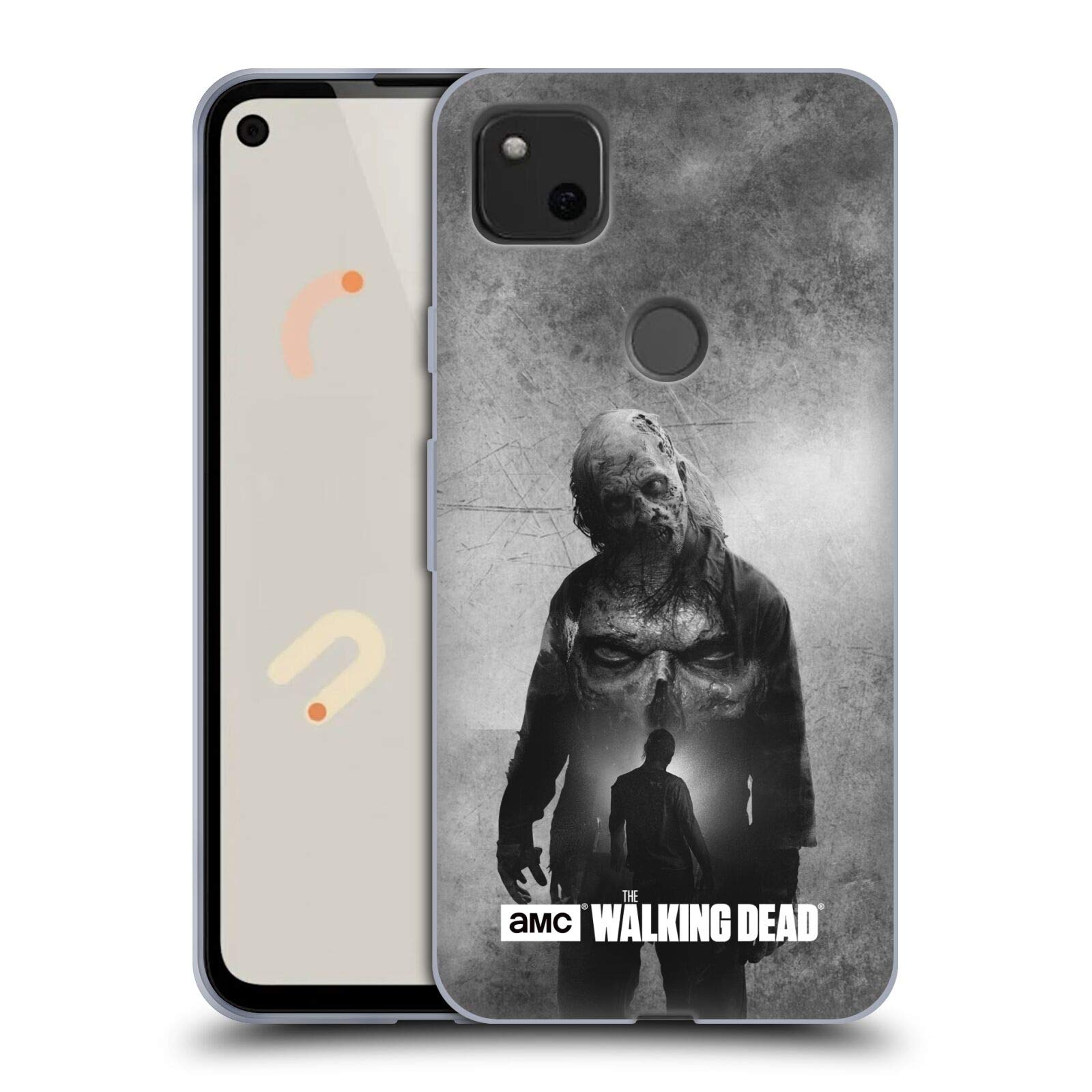 Walking Dead Walker Gel Case for Google Pixel 4a - AMC Licensed - Horror Fan Gift