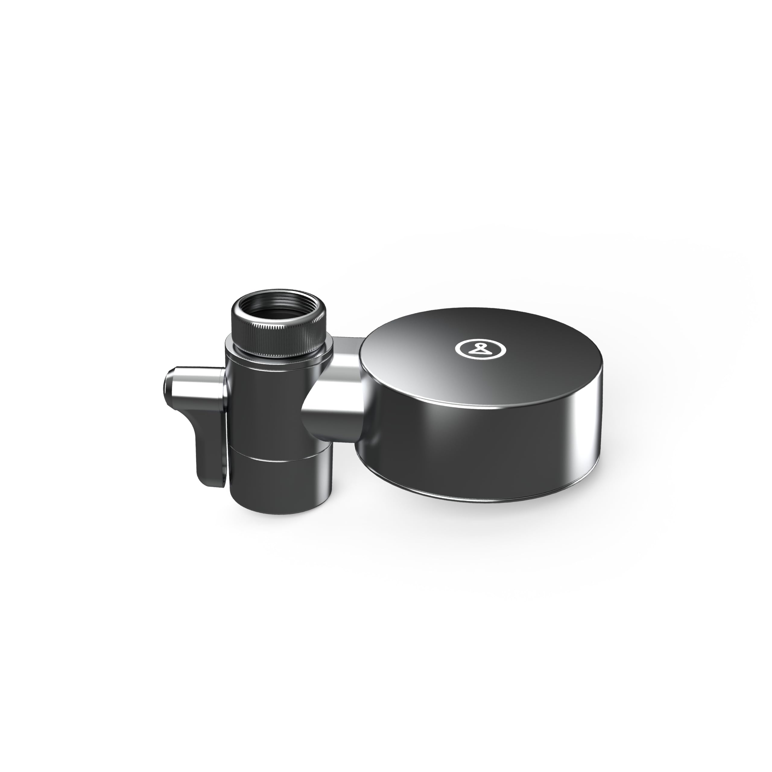 Tappwater EcoPro Compact - Il più piccolo filtro per acqua di rubinetto con nanotecnologia a 5 stadi, rimuove oltre 100 sostanze, design in cromo - Ideale per casa, ufficio e viaggi