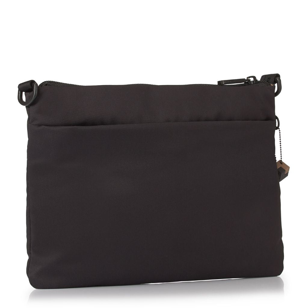 Hedgren Orbit Flat Crossbody Bag for Women - Stylish & Lightweight Black Shoulder Purse - Perfect for Travel, Work & Everyday Use