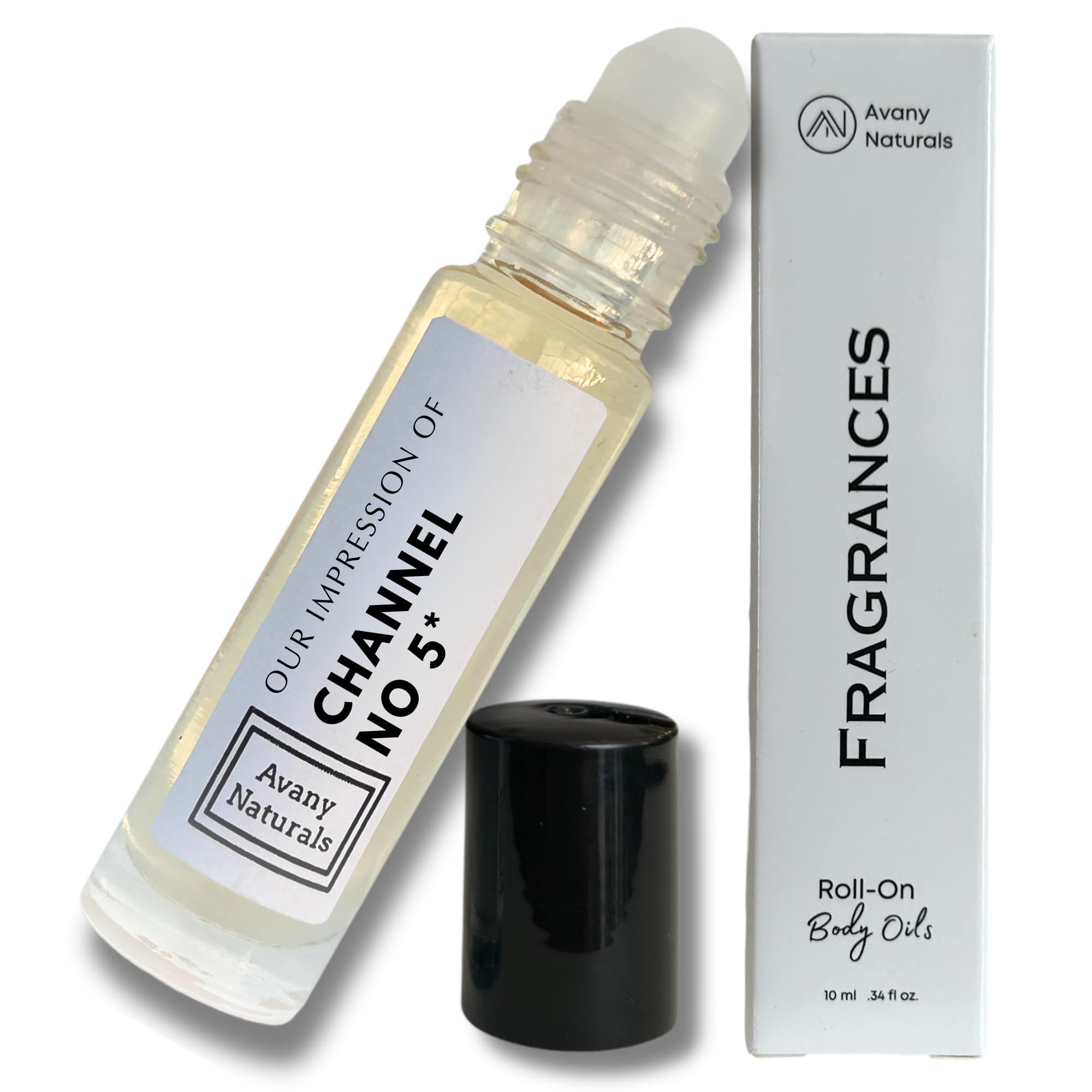 Women's Travel-Size Oil Perfume - Long-Lasting Fragrance Body Oil - Vacation Toiletries Essentials - Chanel No.5 Inspired Scent - Perfect for Daily Wear, Gifts & On-The-Go Touch Ups