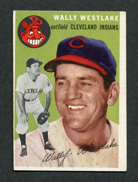 1954 Topps #92 Wally Westlake Cleveland Indians Baseball Card - Vintage MLB Collectible for Fans & Investors - Perfect for Display, Gifts, and Sports Memorabilia Collections