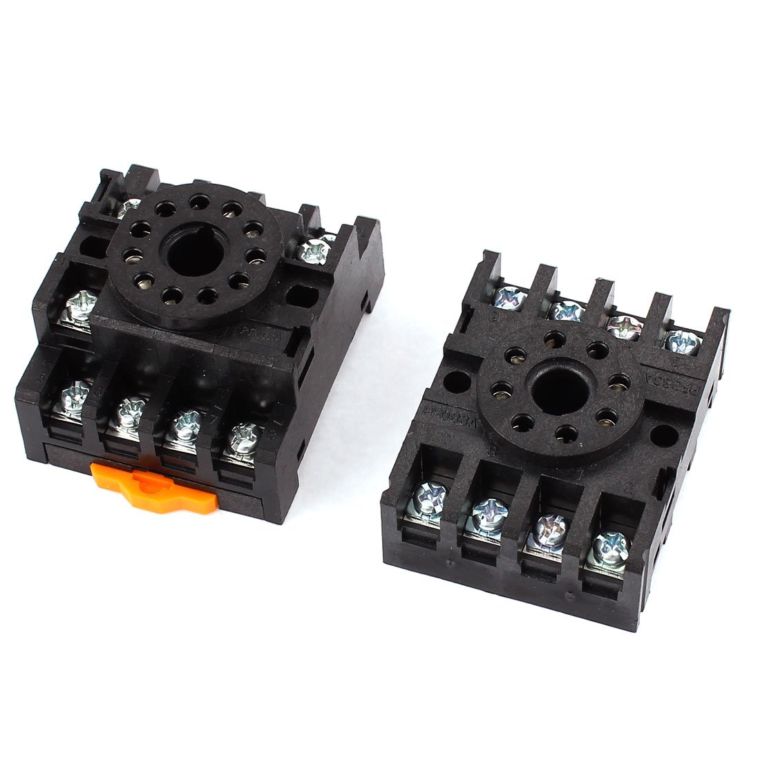IIVVERR 2 Pack 8 Pin PF083A PF113A Power Timer Relay Socket Base Holder - Compatible with Industrial Control Systems, Automation Equipment & Electrical Panels