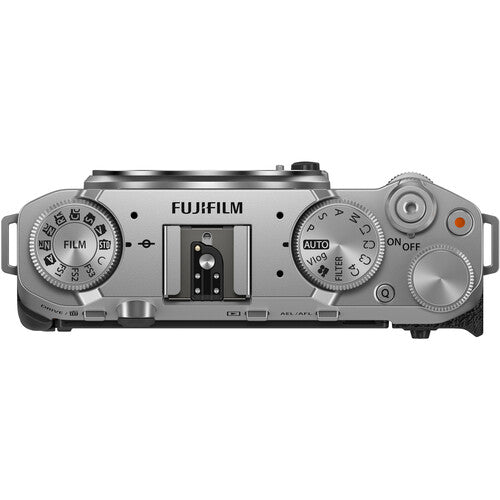 FUJIFILM X-M5 Mirrorless Digital Camera with 24.3MP APS-C Sensor - Silver | Compact & Lightweight for Travel, Street Photography & Vlogging