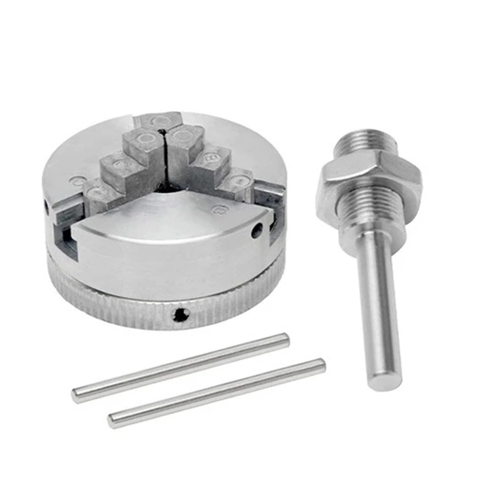 High Carbon Steel 3-Jaw Self-Centering Lathe Chuck Z011 - Manual Lathe Clamp for Mini Drill & Metal Turning - Perfect for Lathe Machine Tools Accessories & DIY Metalworking Projects