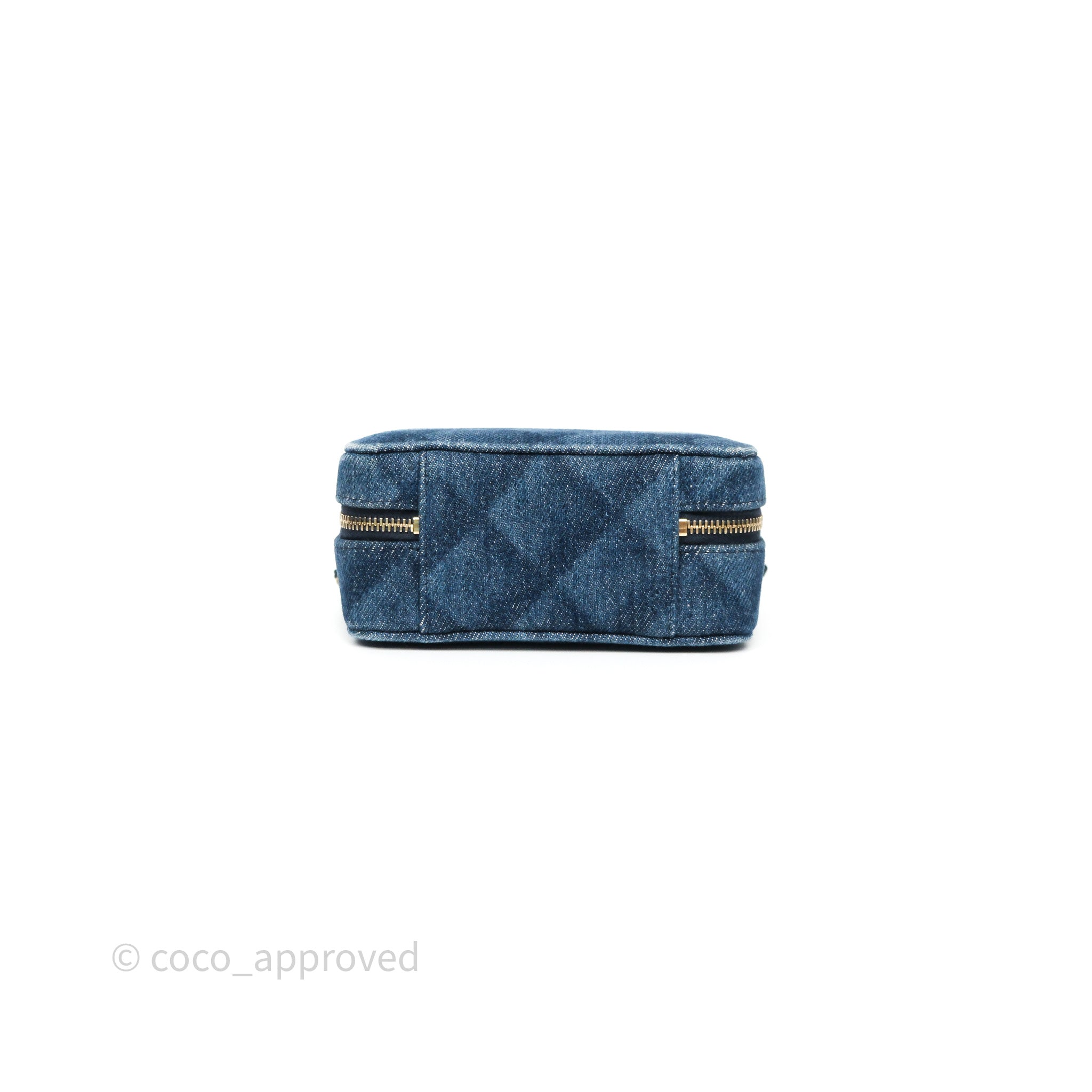 Chanel Quilted Denim Camera Bag with Gold Hardware - Perfect for Everyday Use & Special Occasions
