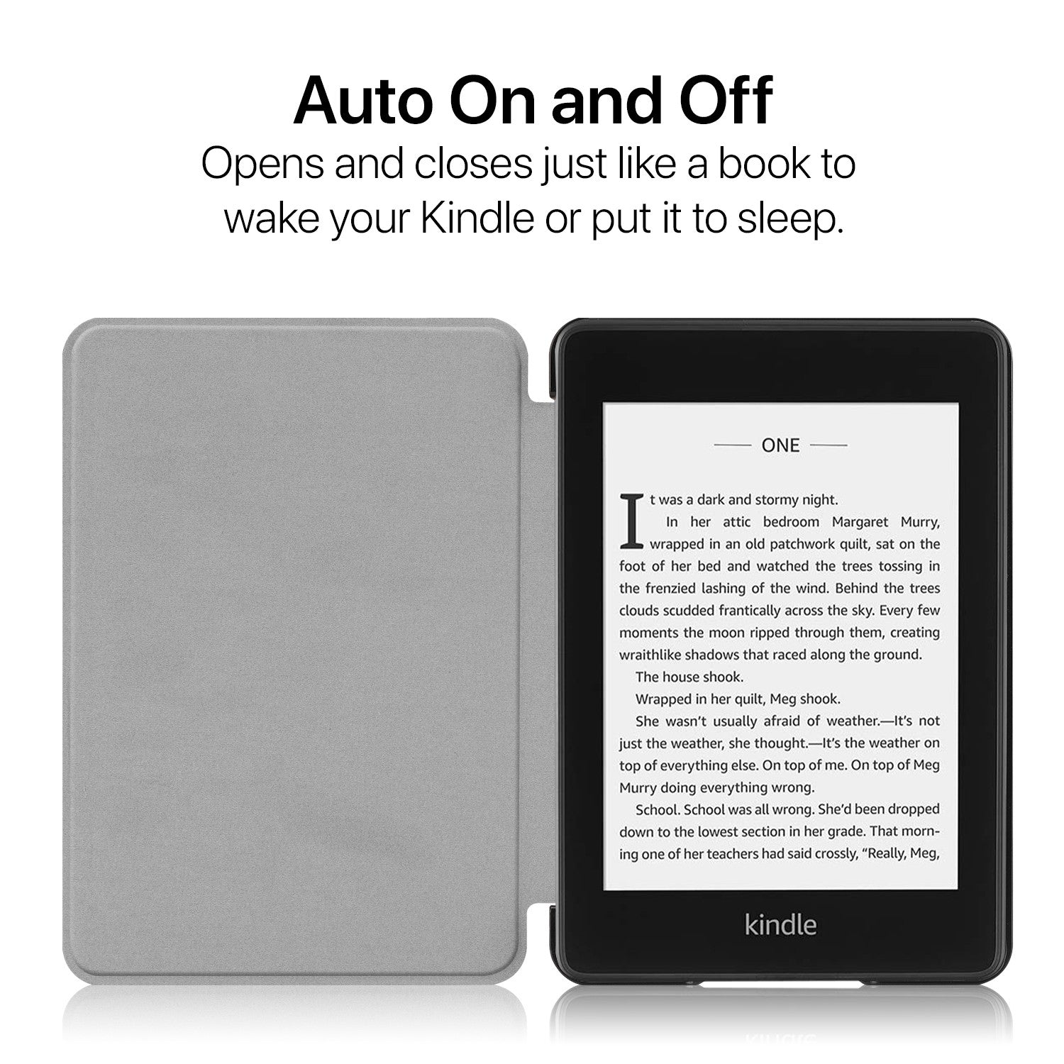 Premium Kindle Case for Signature Edition - Slim Fit, Durable Protection with Auto Wake/Sleep | Perfect for Reading at Home, Travel & Commuting