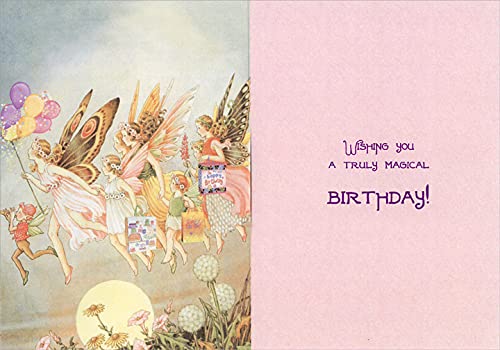 Eco-Friendly Floating Fairy Birthday Card - Tree-Free Greeting Card for Celebrations, Parties & Special Occasions