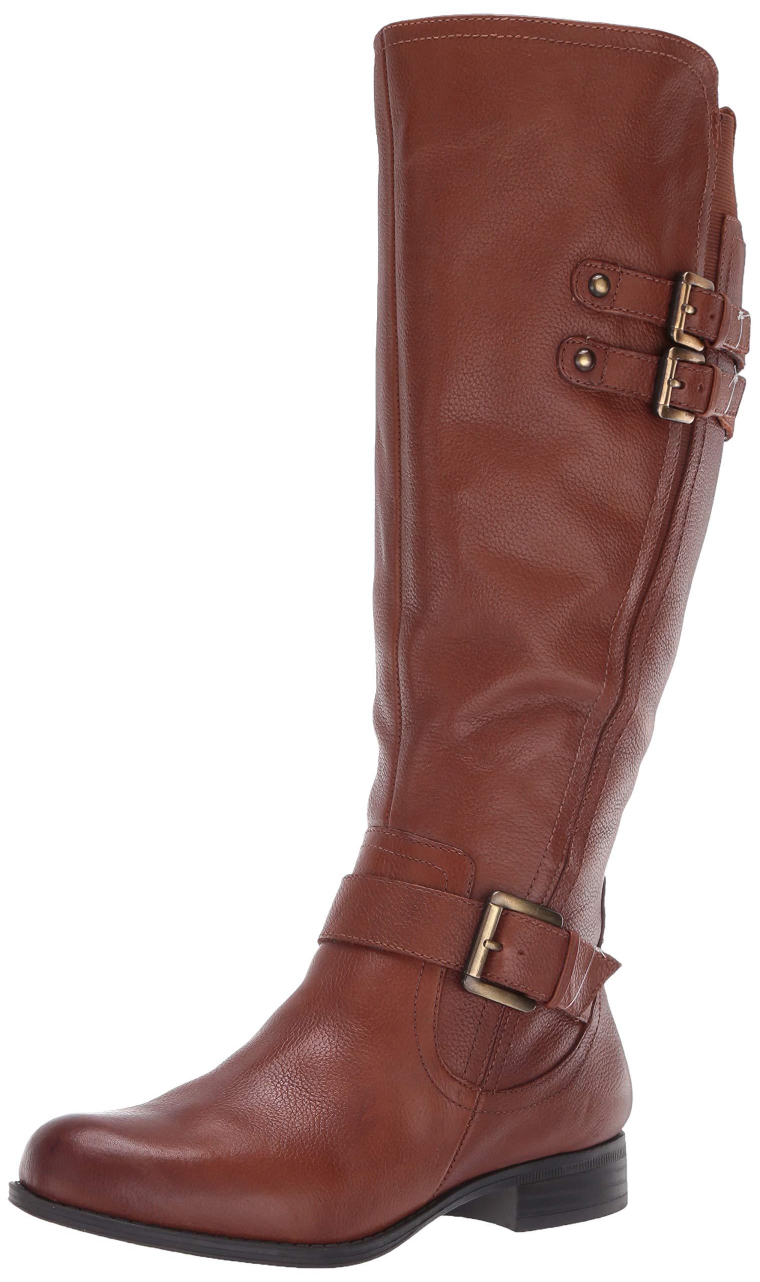 Naturalizer Women's Jessie Knee High Buckle Detail Riding Boot - Comfortable & Stylish Winter Boots for Women - Perfect for Horseback Riding, Casual Outfits & Cold Weather