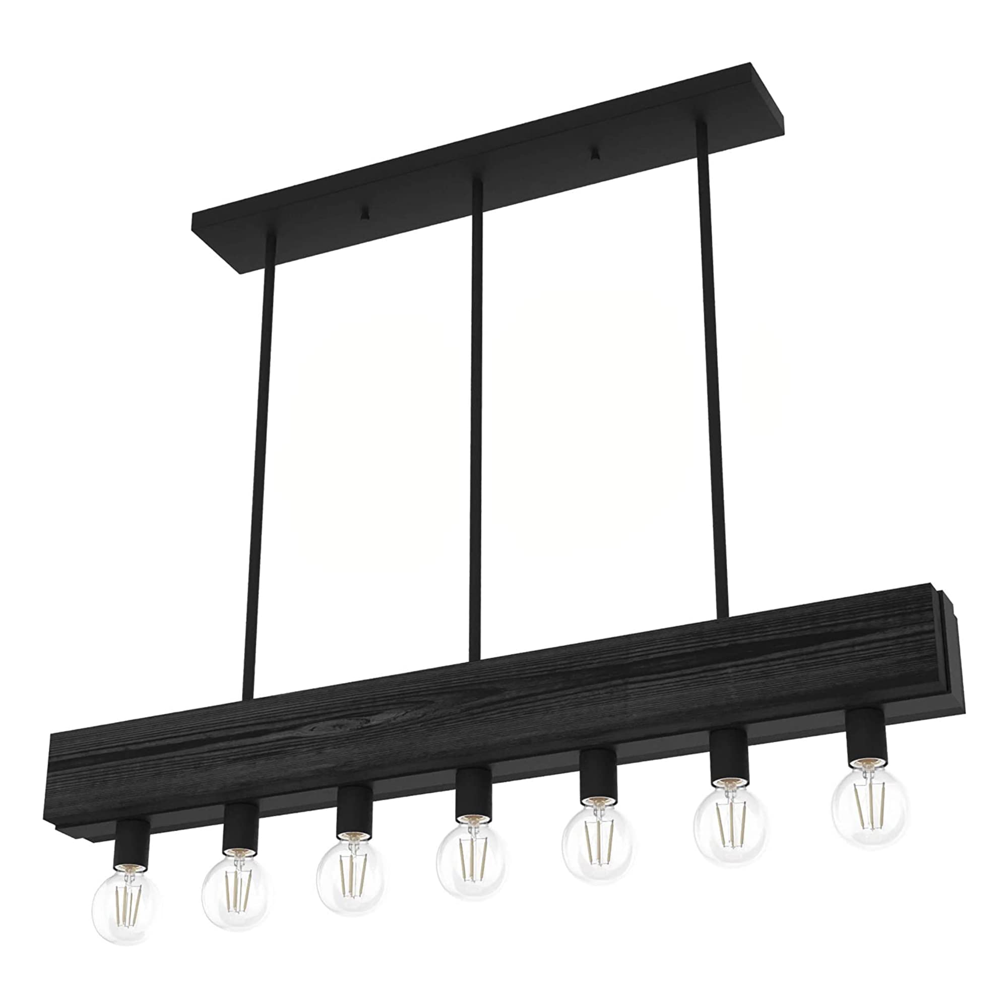 Hunter Fan Company 19057 Donelson 5-Light Chandelier in Natural Iron Finish - Elegant Ceiling Light Fixture for Dining Room, Bedroom, and Foyer Lighting
