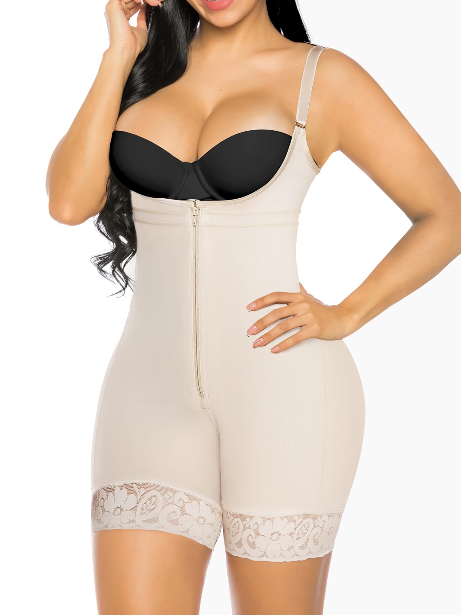 YIANNA Colombian Shapewear for Women - Postpartum Tummy Control Body Shaper, Butt Lifter Bodysuit - Slimming Waist Trainer for Everyday Wear & Special Occasions
