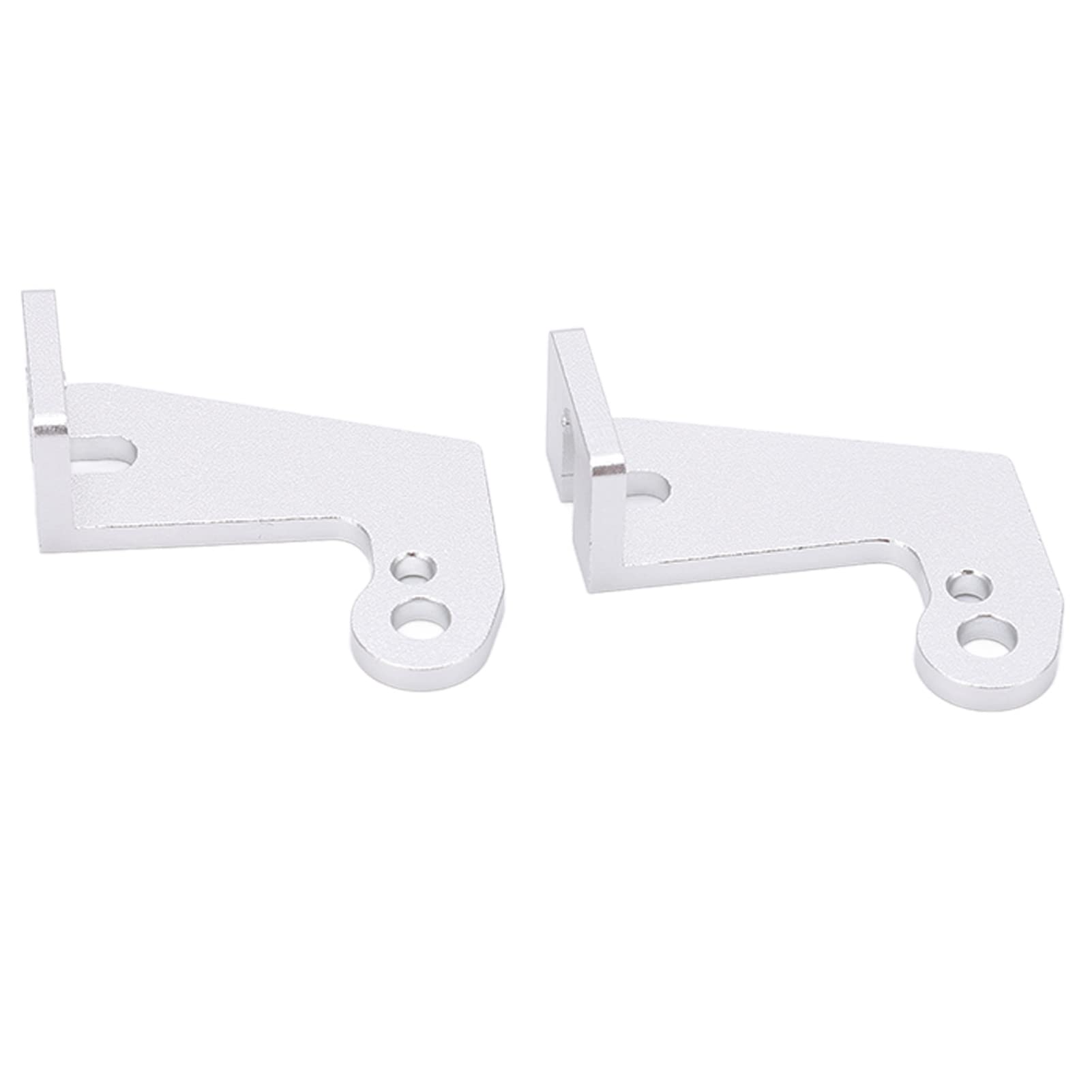 Rosvola Aluminum Gear Box Bracket - Silver Lightweight RC Gear Box Bracket for Clodbuster & Bullhead Trucks | Durable Off-Road RC Car Accessory for Crawling & Bashing