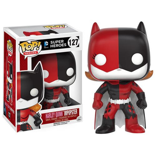 DC Comics Pop! Vinyl Figure - Batman Impopster Harley Quinn as Batgirl Collectible Toy for Display & Gifts | Perfect for Superhero Fans, Office Desk Decor, and Comic Book Collections