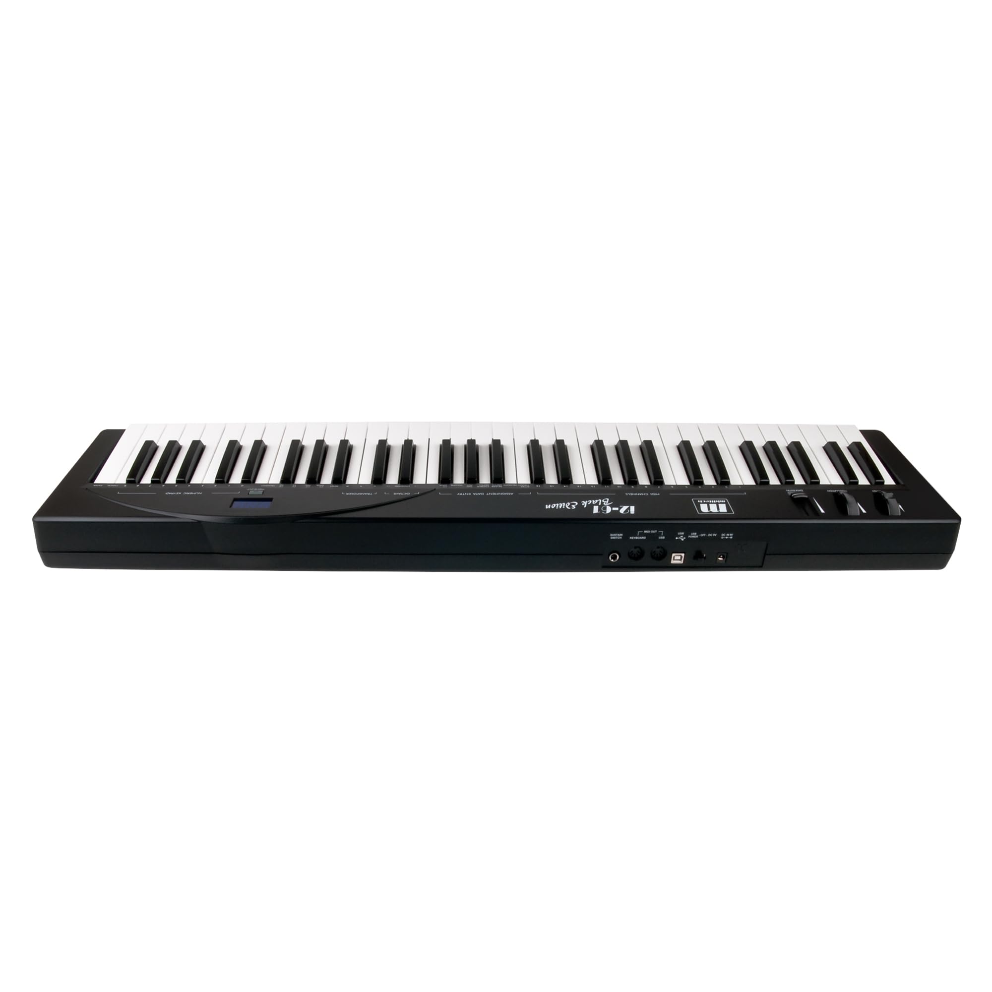 i2-61 MIDI Keyboard Controller - 61 Key USB MIDI Keyboard with Touch-Sensitive Keys for Music Production, Recording & Live Performance - Perfect for Home Studios, DJs & Producers