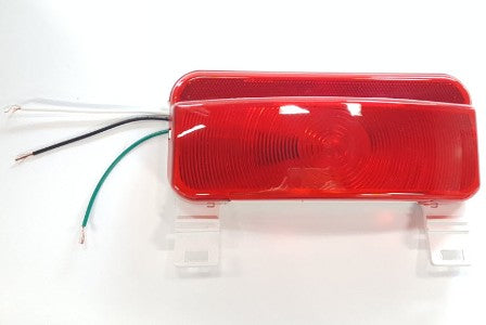 LED Tail Light Assembly - White/Red LH with License Plate Light - Compatible with Various Car Models - Perfect for Night Driving and Enhanced Safety
