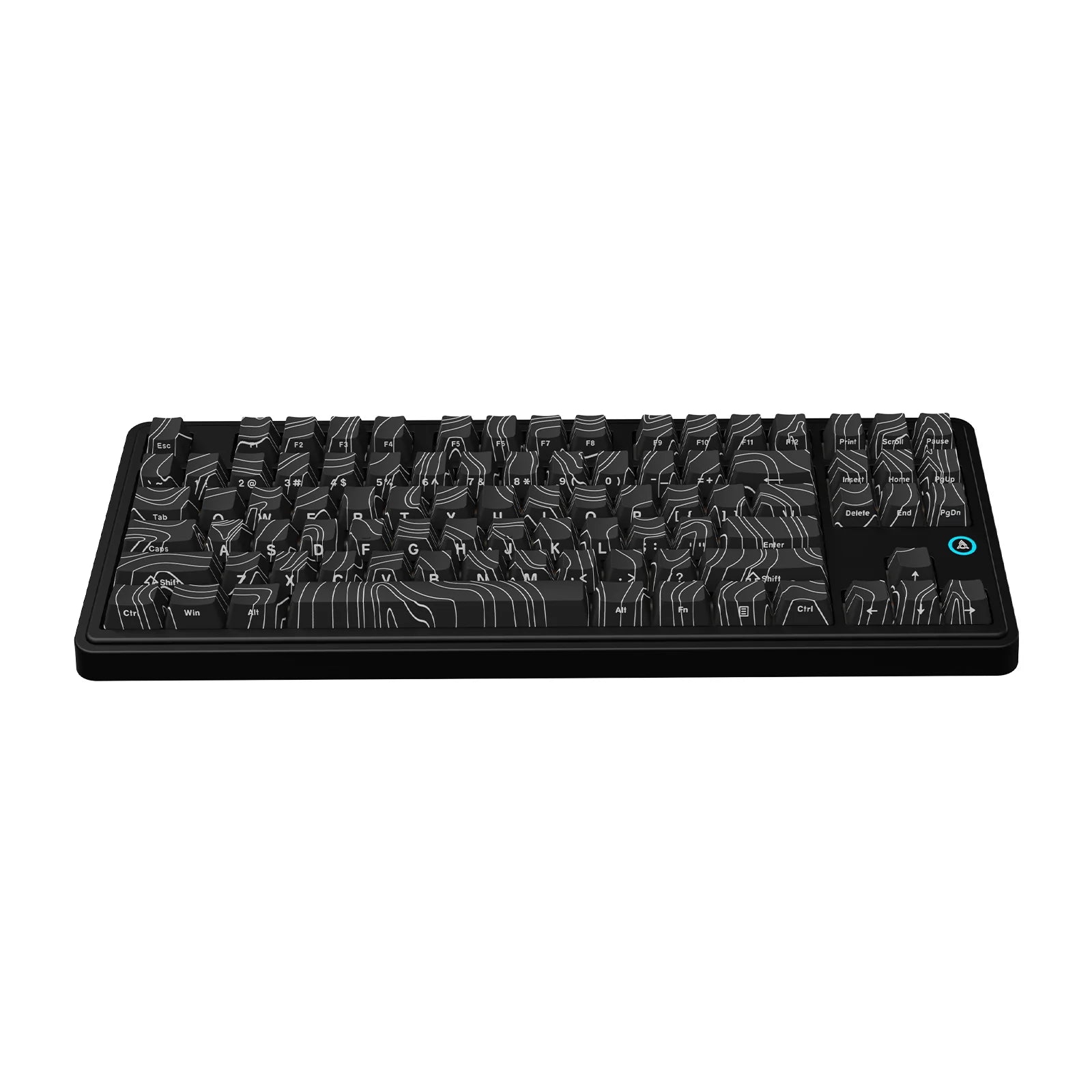 Ajazz AK870 Plus Black Mechanical Keyboard - RGB Backlit, Wired & Wireless, Avocado Switch - Perfect for Gaming, Typing & Office Work