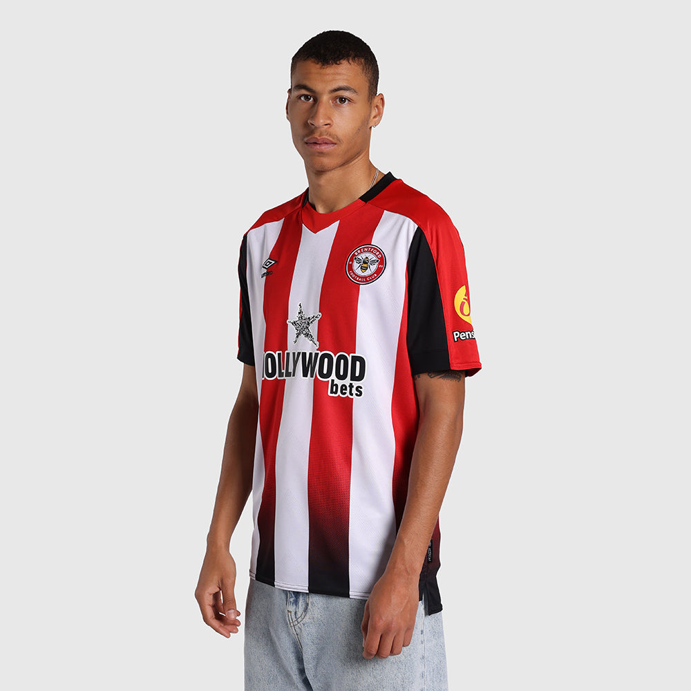 Brentford FC 23/25 Home Jersey - Official Football Shirt for Men & Women - Perfect for Match Days & Fan Support
