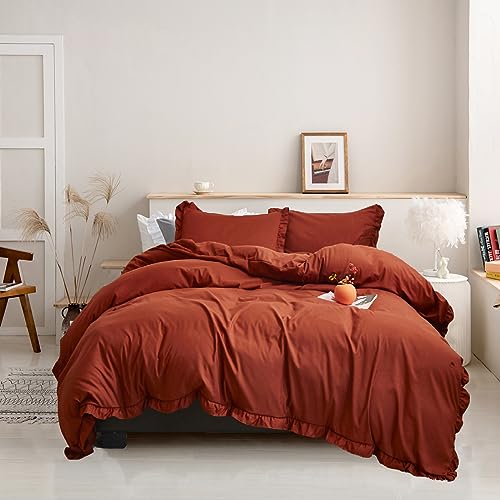 Ruffle Burnt Orange