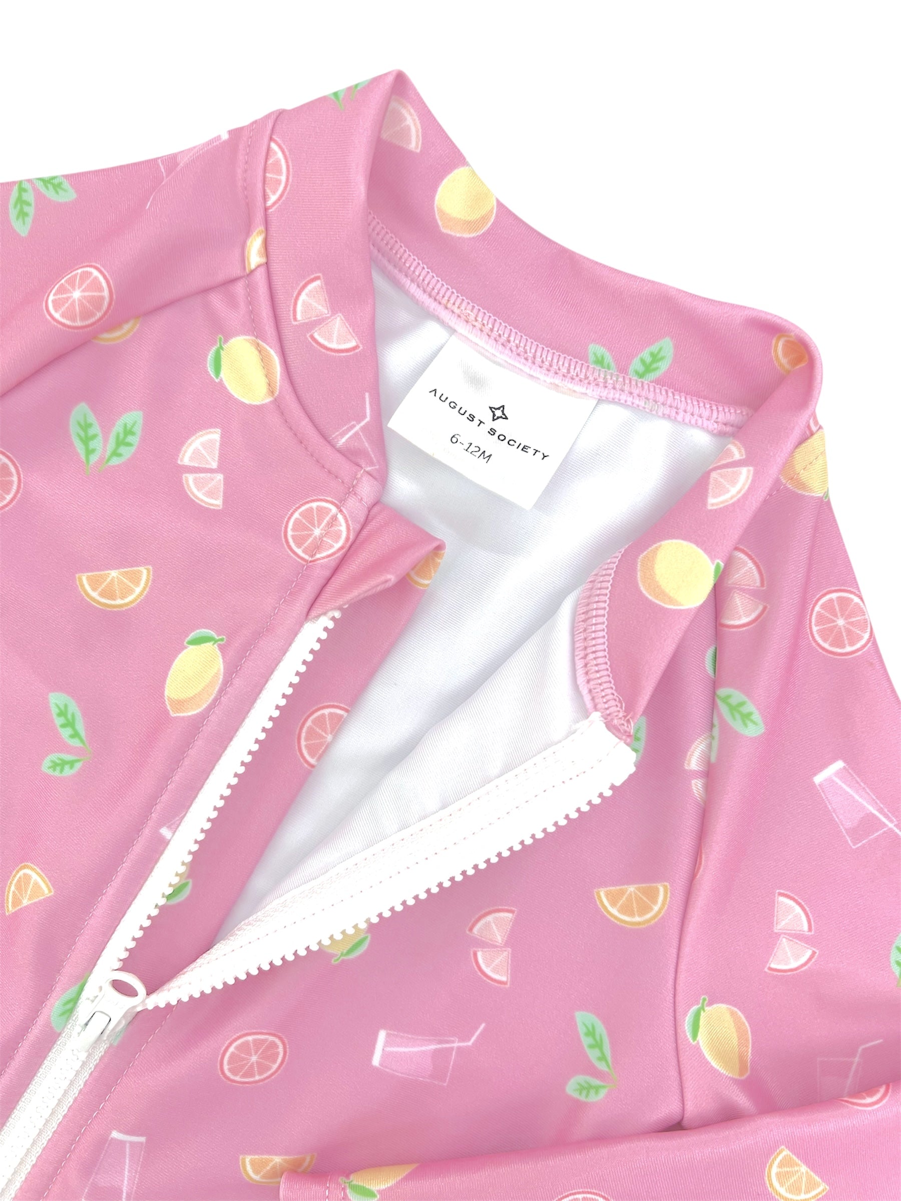 Baya Baby Swimsuit for Girls & Boys - UPF 50+ Sun Protection, Quick Dry Swimwear with Lemonade Print - Perfect for Pool, Beach & Summer Water Activities