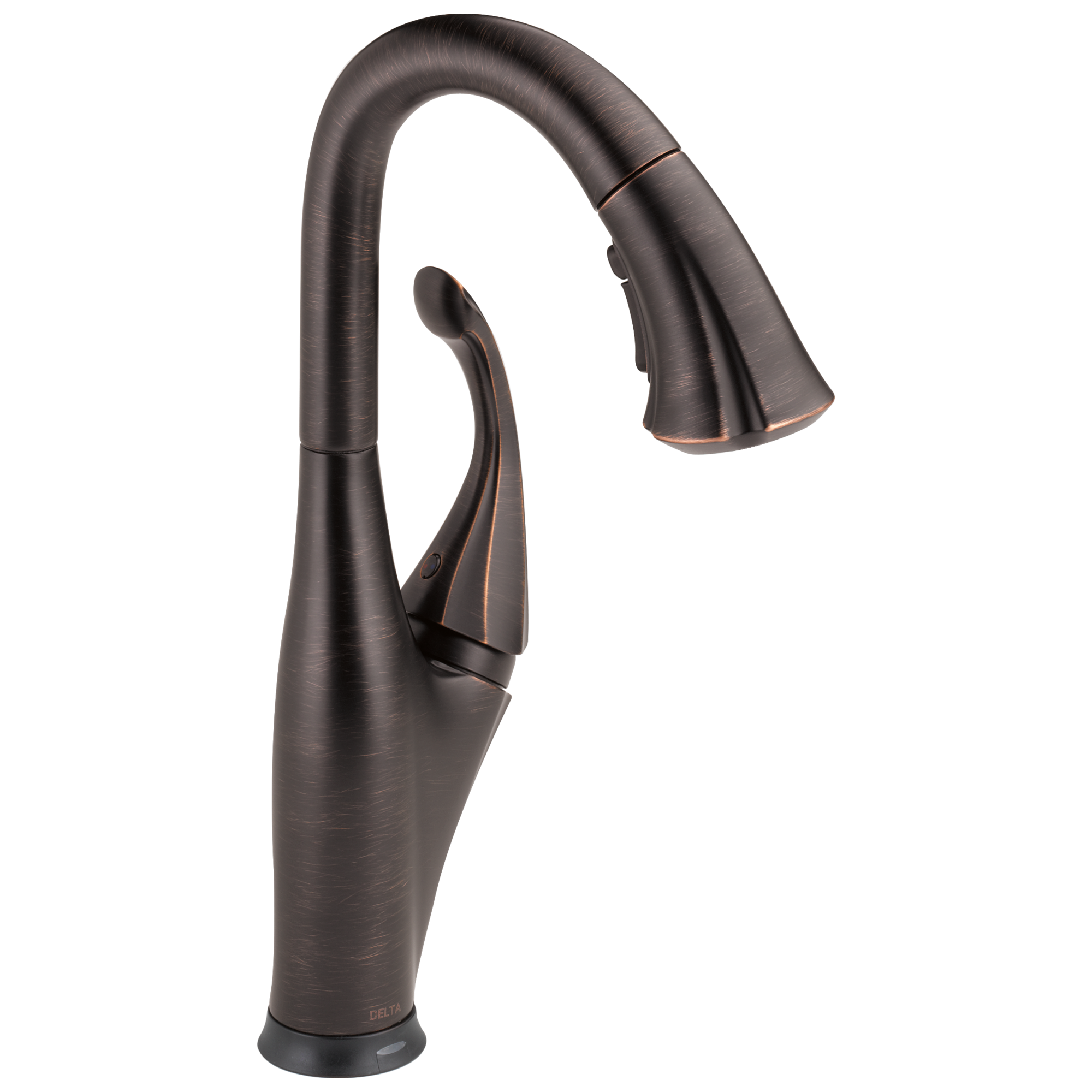 Delta Addison Touch Bar Faucet with Pulldown Spray in Venetian Bronze - Modern Kitchen Sink Faucet for Easy Cleaning & Cooking | Model 9992T RB DST