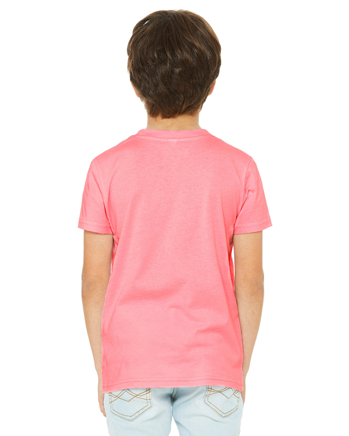 Bella + Canvas 3001YCV Youth CVC Jersey T-Shirt - Soft Cotton Blend Tee for Kids & Teens - Perfect for School, Sports & Everyday Wear