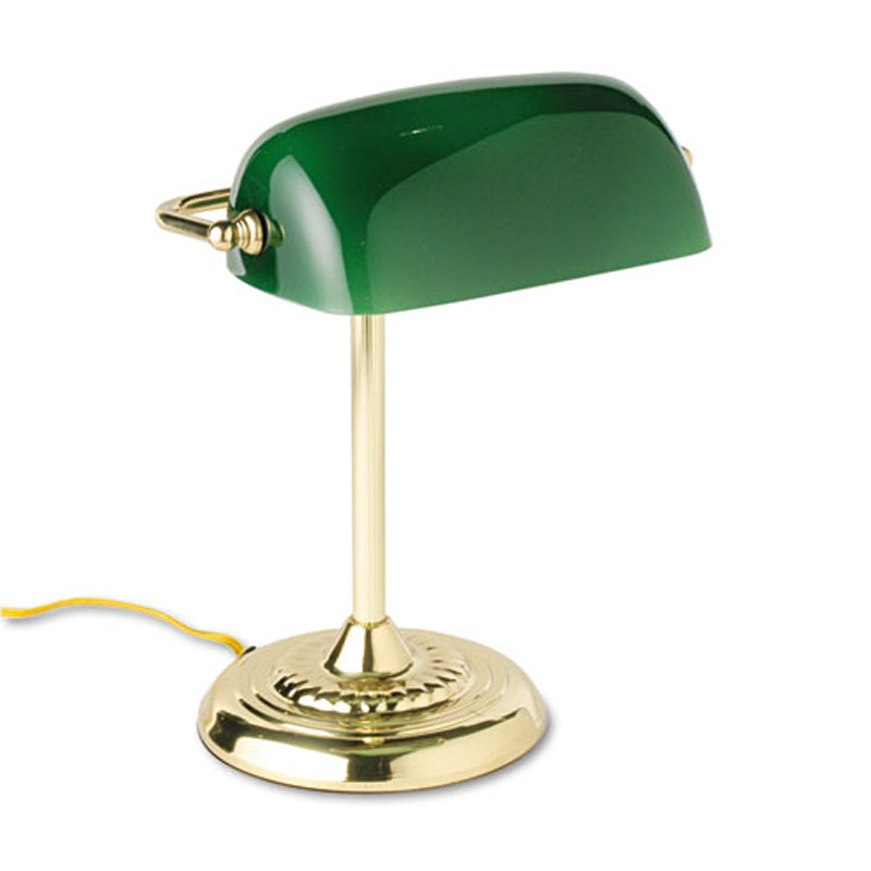 Modern LED Banker's Desk Lamp with Adjustable Brightness - Energy Efficient Office Lighting for Study, Reading & Work