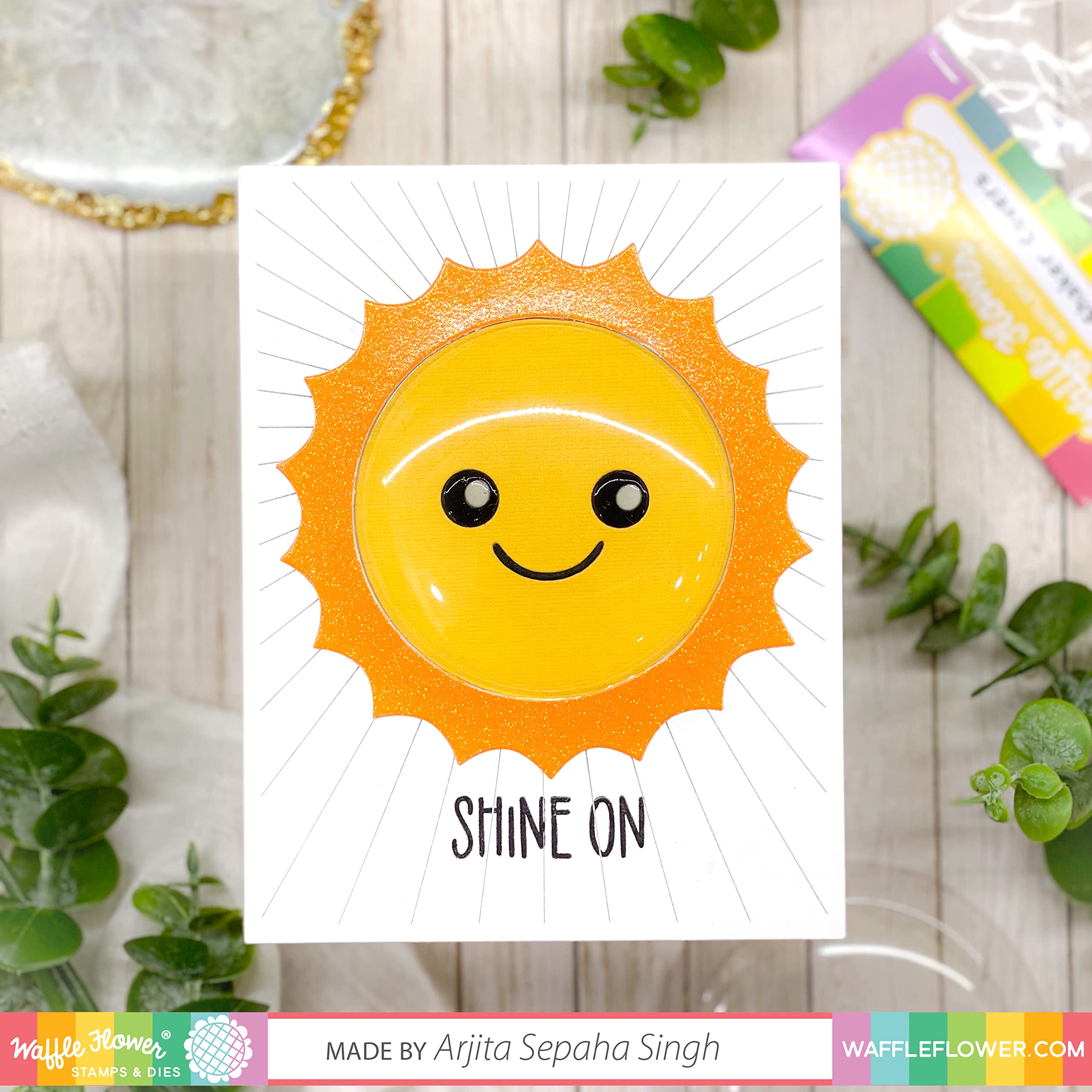 Waffle Flower Solar System Die Set - The Solar System Sentiments by Cardmaker JJ Bolton for Stunning Space-Themed Greeting Cards & Scrapbooking