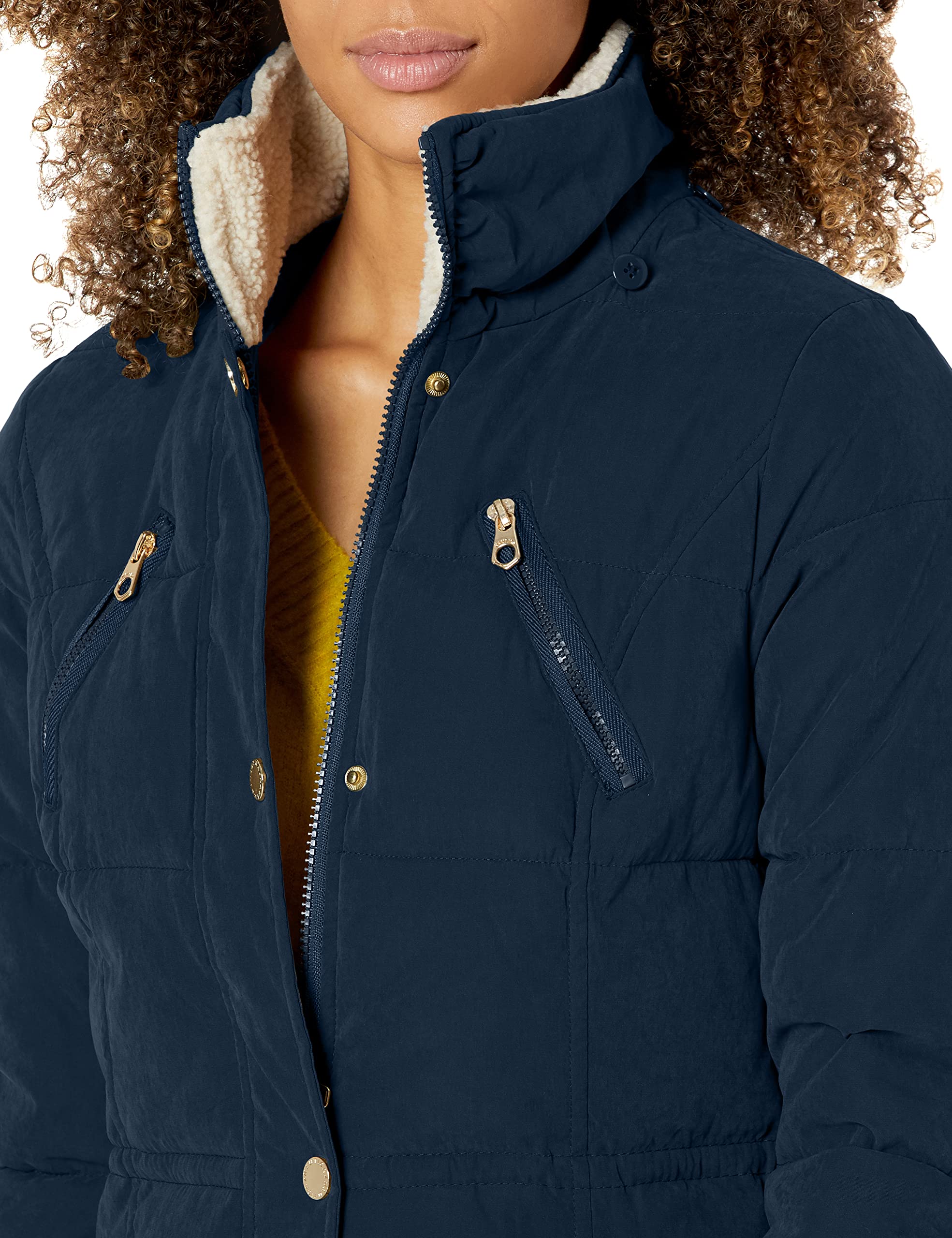 Nautica Women's Heavyweight Microfiber Down Parka Coat - Warm Winter Jacket for Outdoor Activities & Cold Weather