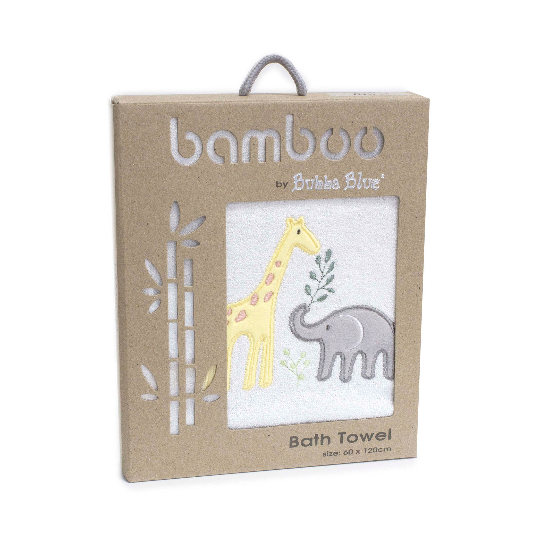 Premium Jungle Bamboo Bath Towel Set - 2 Pack, Soft & Absorbent, Eco-Friendly - Perfect for Spa, Bath, and Beach Use