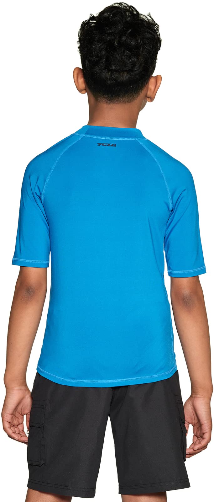 TSLA UPF 50+ Kids Sun Protection Rash Guard - Short Sleeve UV Swim Shirt for Boys & Girls - SPF Surf & Water Shirt for Swimming, Beach, Pool, and Outdoor Activities