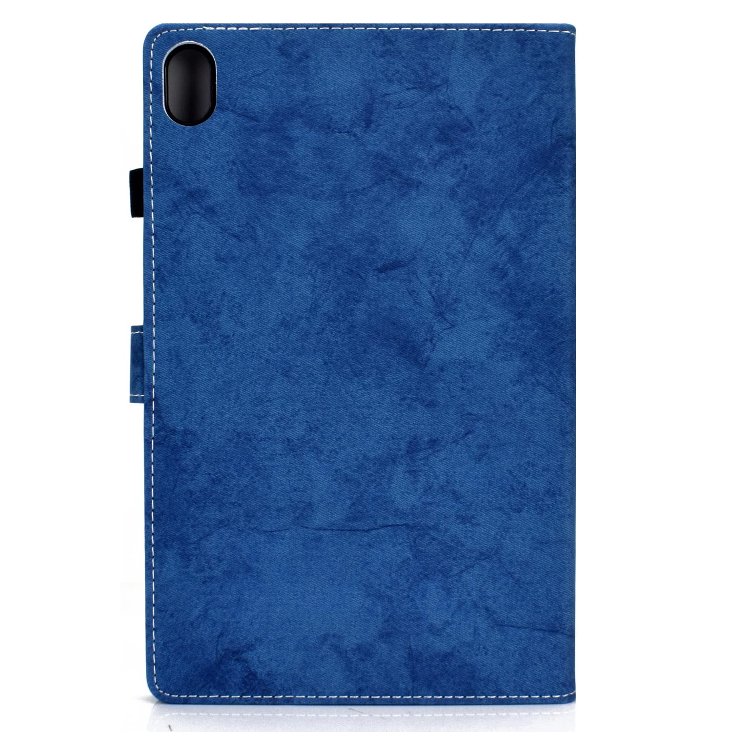 iPad 10th Generation Case 10.9 Inch (2022 Model) - Magnetic Protective Wallet Folio Cover with Pencil Holder, Card Pocket & Stand | Shockproof Soft TPU Back | Blue Marble Design | Perfect for Work, Travel & School Use