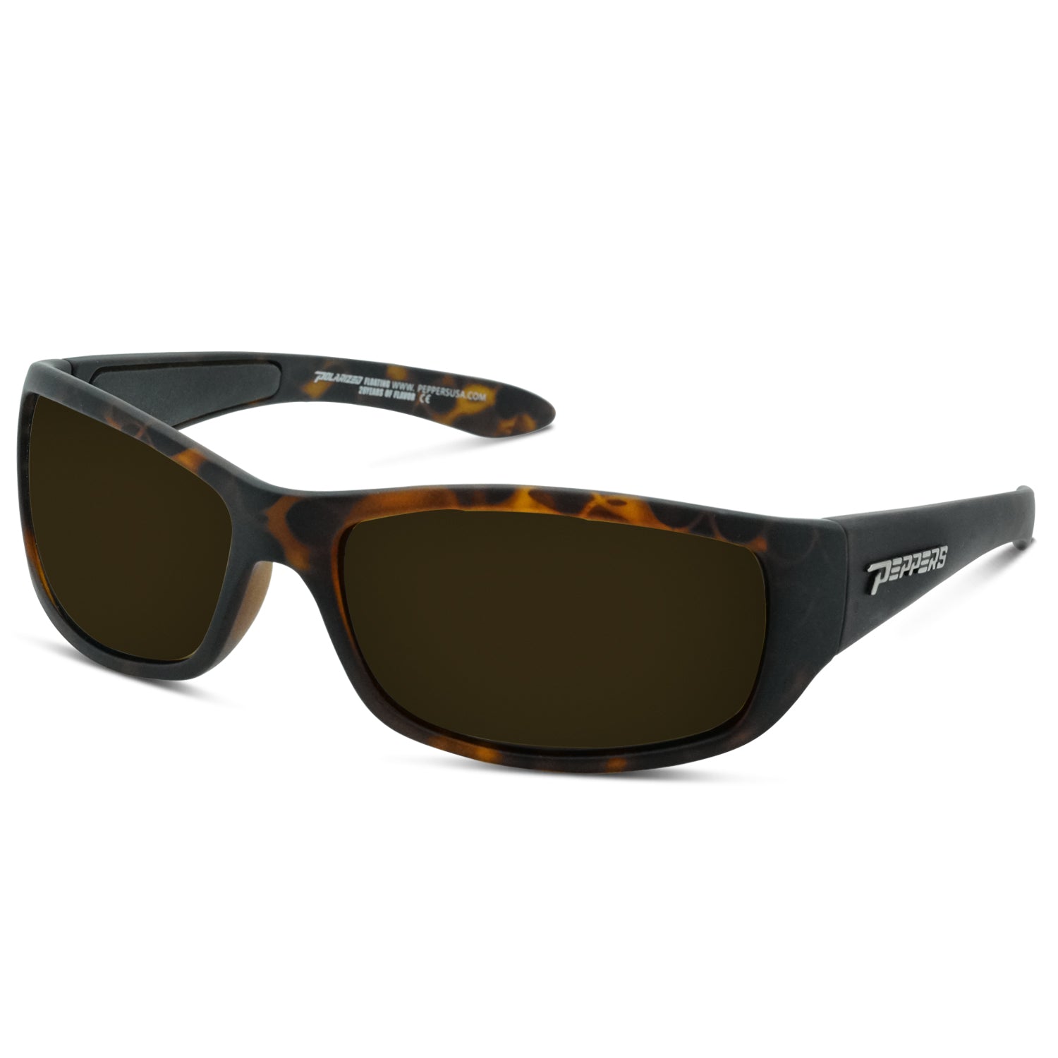 Matte Dark Tortoise w/ Brown Polarized Lens