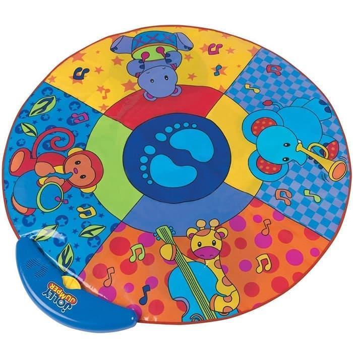 Original Jolly Jumper Baby Exerciser with Stand & Musical Mat - Fun Developmental Activity for Infants - Perfect for Playtime, Motor Skills & Parent-Child Bonding