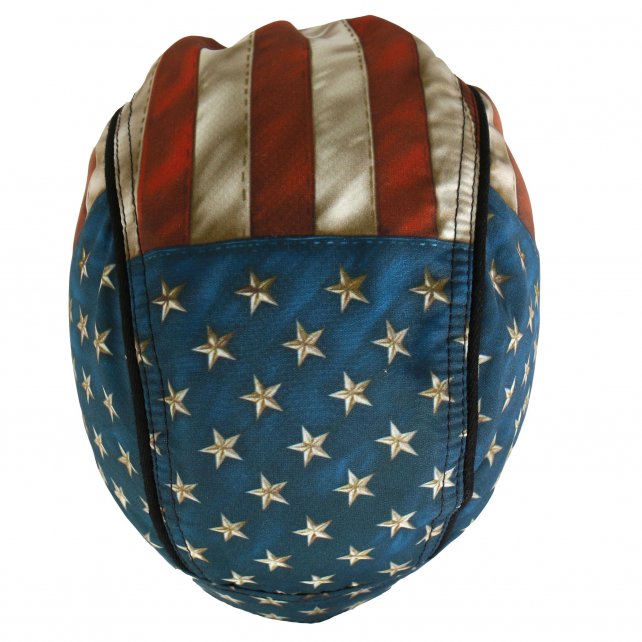 Premium Distressed American Flag Biker Du Rag Headwrap - Stylish Motorcycle Bandana for Men & Women - Perfect for Riding, Outdoor Adventures, and Patriotic Events