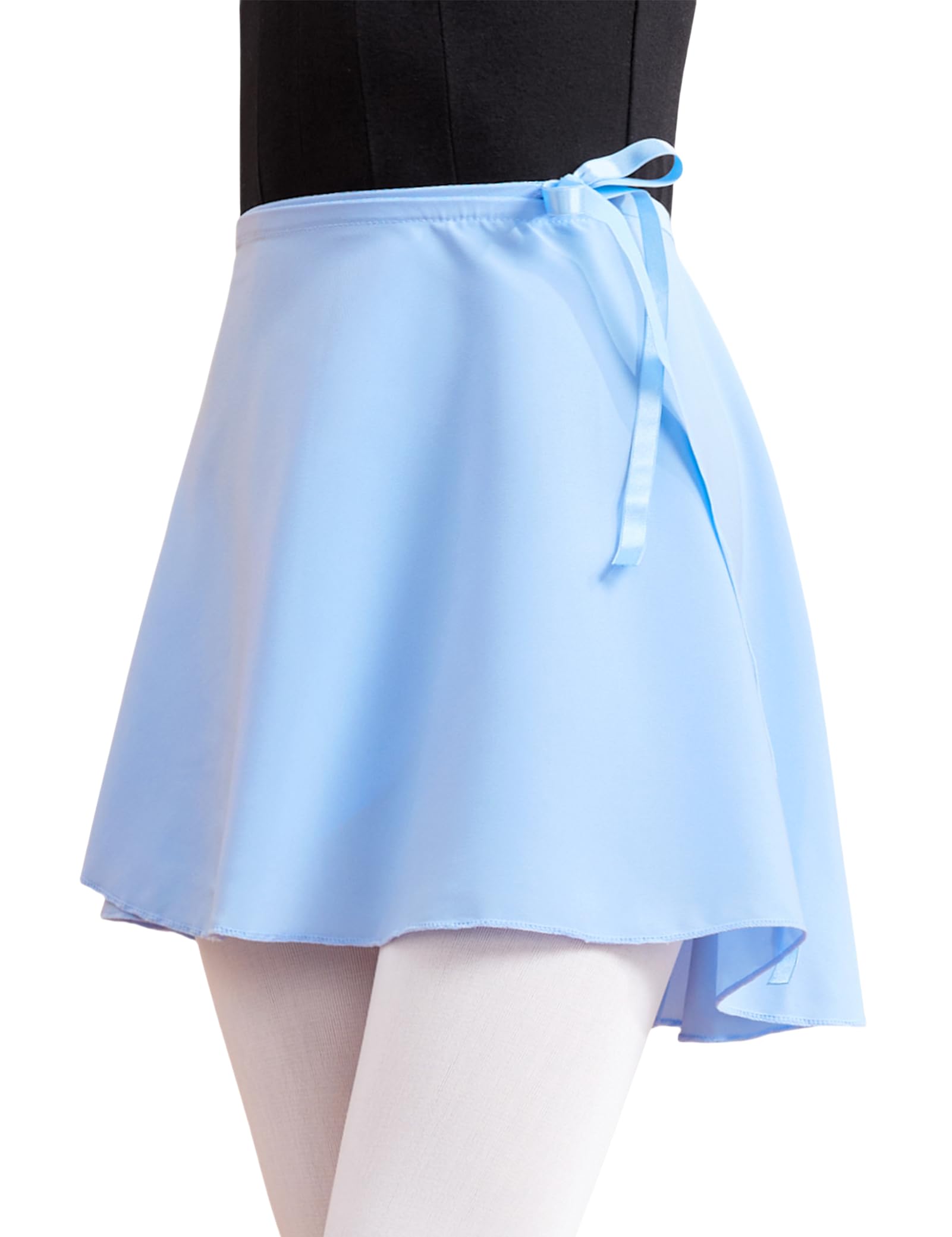 Girls Ballet Skirt - Chiffon Dance Wrap Skirt for Leotards & Tutus - Perfect for Ballet Class, Recitals & Dance Performances