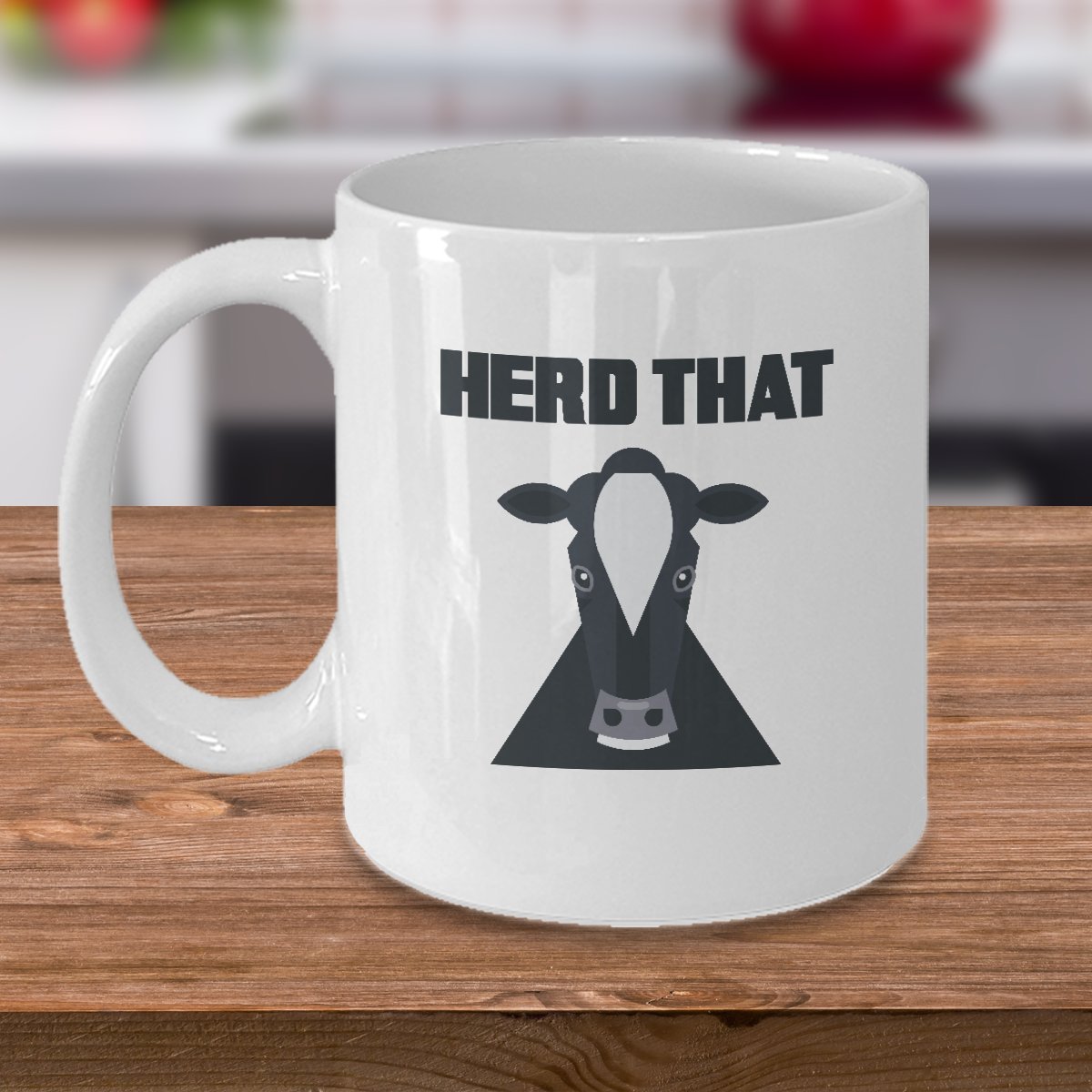 11 Oz Ceramic Cow Coffee Mug - Funny Farm Themed Gift - Perfect for Farmers, Cow Lovers & Coffee Enthusiasts - Great for Home, Office & Farmhouse Decor