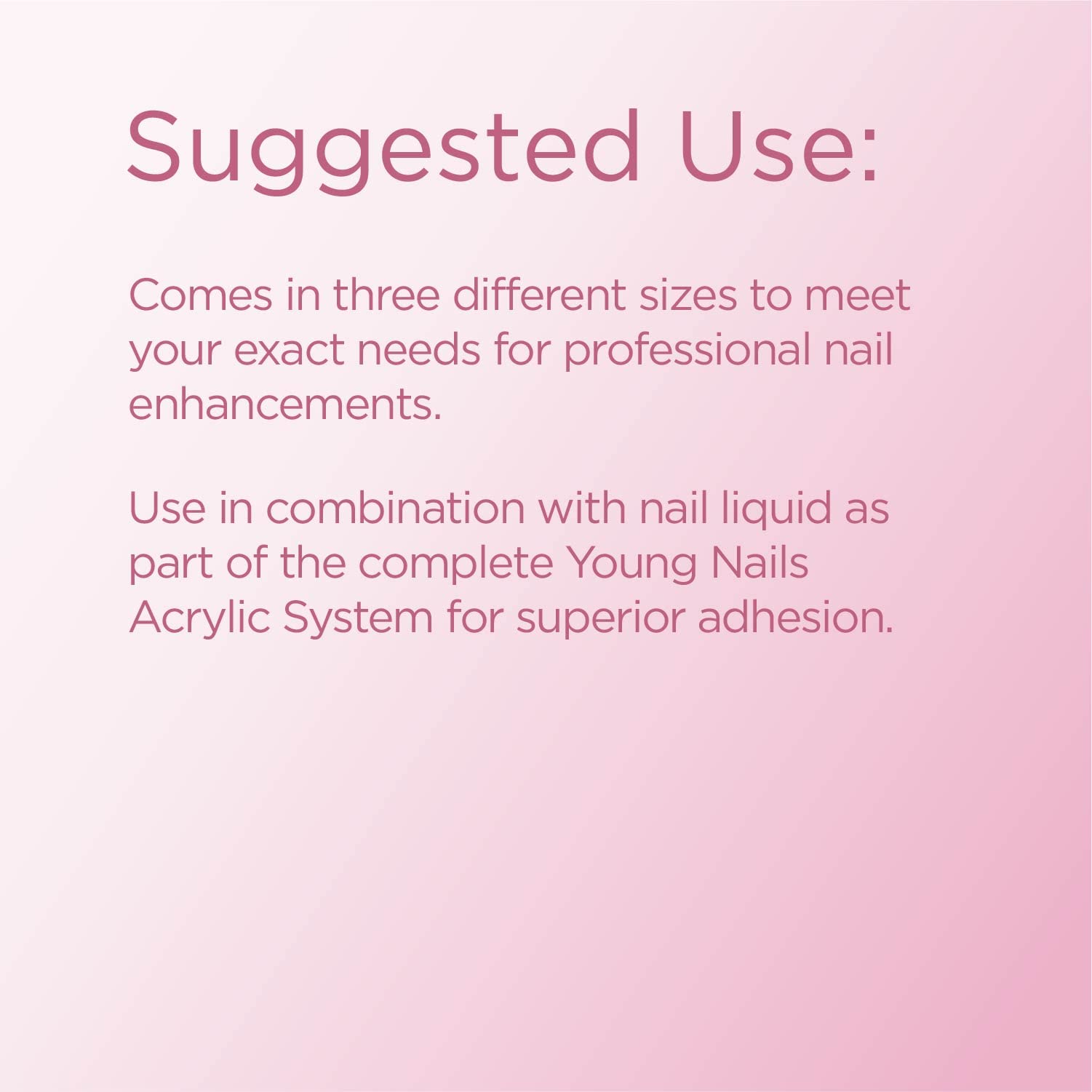 Young Nails Acrylic Cover Powder - Rosebud 45g | Professional Nail Extension & Manicure Kit for Salon & Home Use