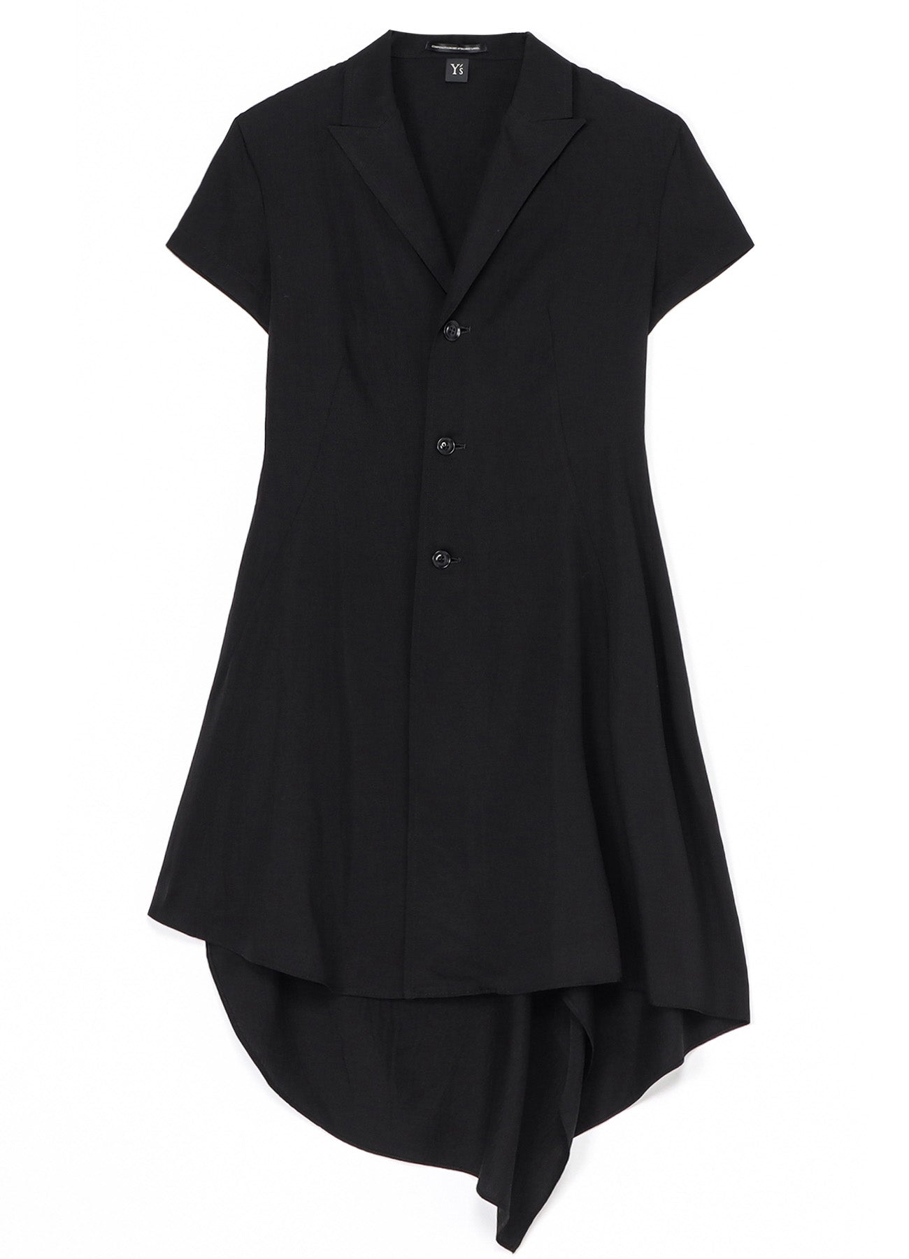 Cupro Dungaree Twill Asymmetry Shirt Jacket - Stylish Unisex Overshirt for Casual Wear & Layering | Perfect for Street Fashion, Work & Outdoor Activities