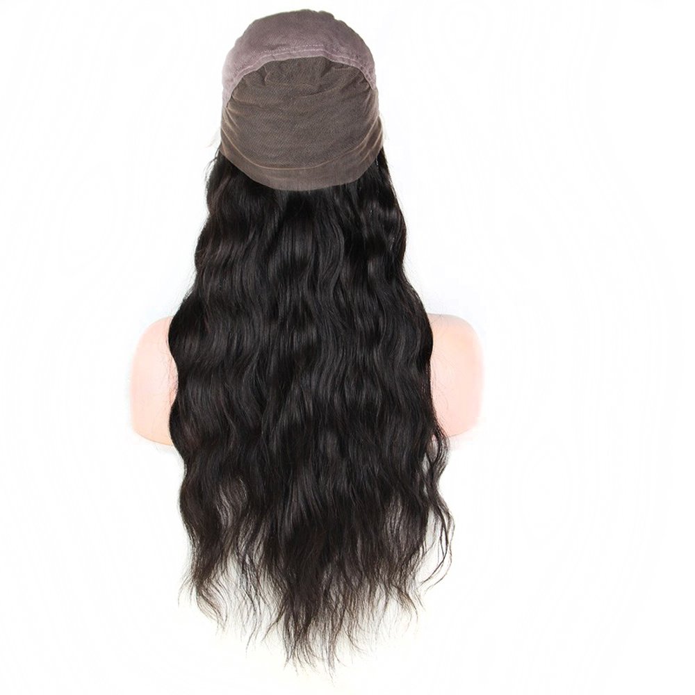 24-Inch Full Lace Human Hair Wig with Baby Hair - Malaysian Virgin Remy Body Wave in Jet Black (#1) for Women | Natural Look for Daily Wear, Cosplay & Special Occasions