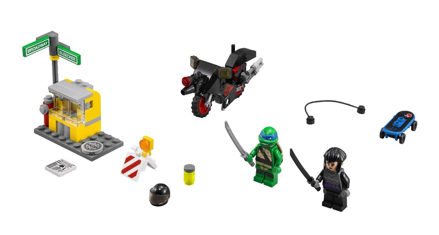 LEGO Ninja Turtles 79118 Karai Bike Escape Building Toy Set for Kids - TMNT Action Figure Playset with Motorcycle for Creative Play & Collectors