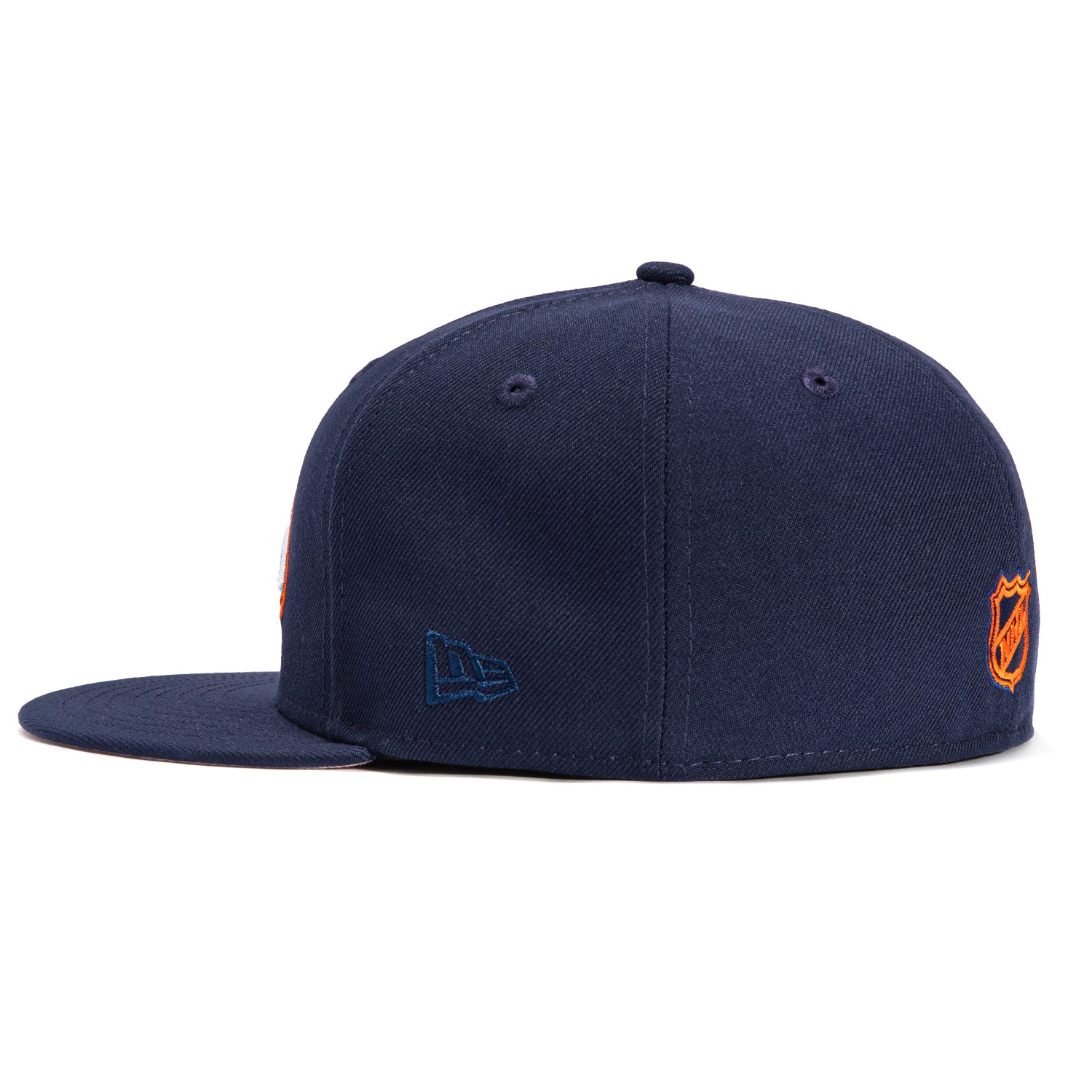 New Era 59Fifty New York Islanders Logo Patch Snapback Hat - Light Navy Blue Adjustable Baseball Cap for Men & Women - Perfect for Sports Fans, Game Day & Casual Wear