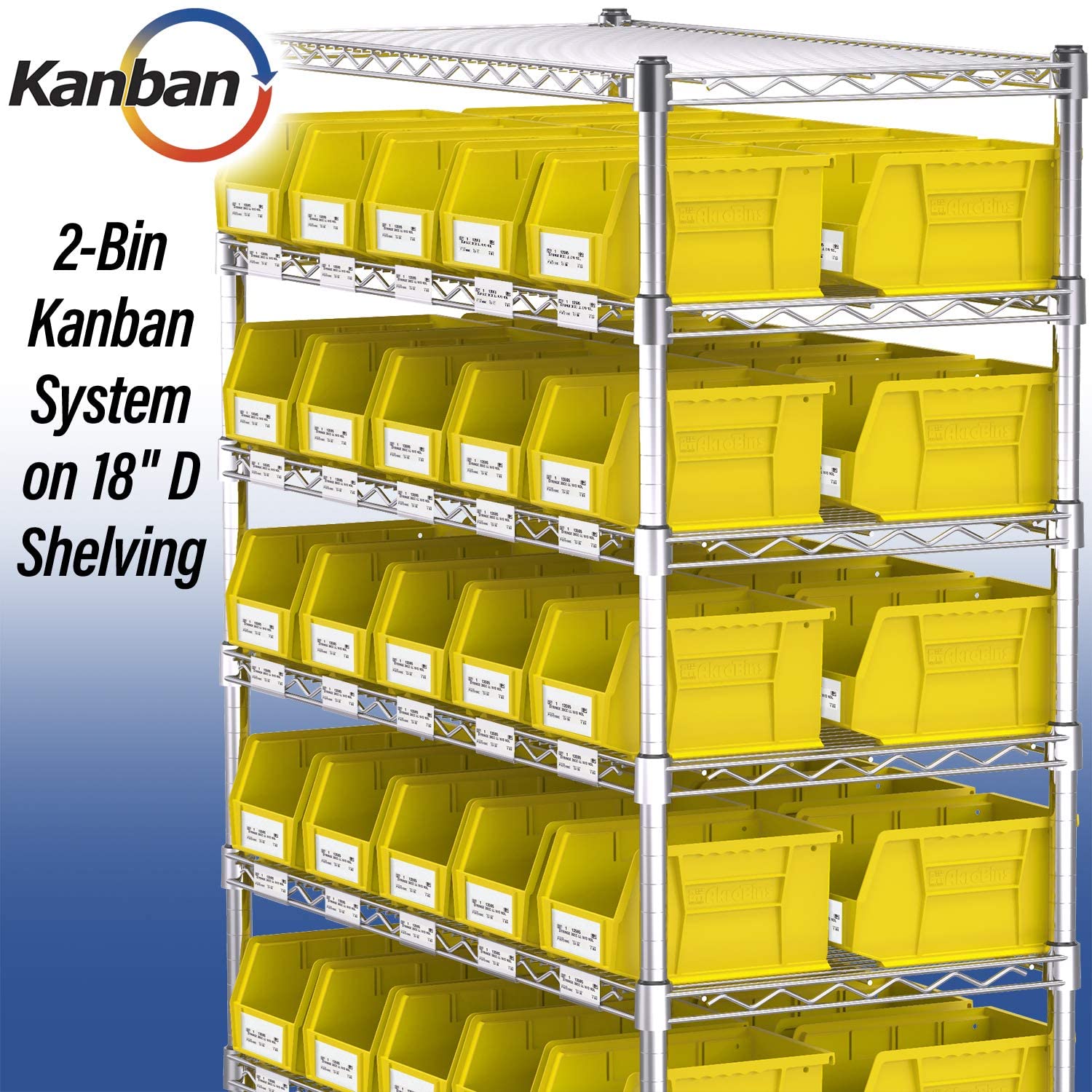 Akro-Mils 24-Pack Storage Bins Set - 12 Hanging Organizer Bins 9