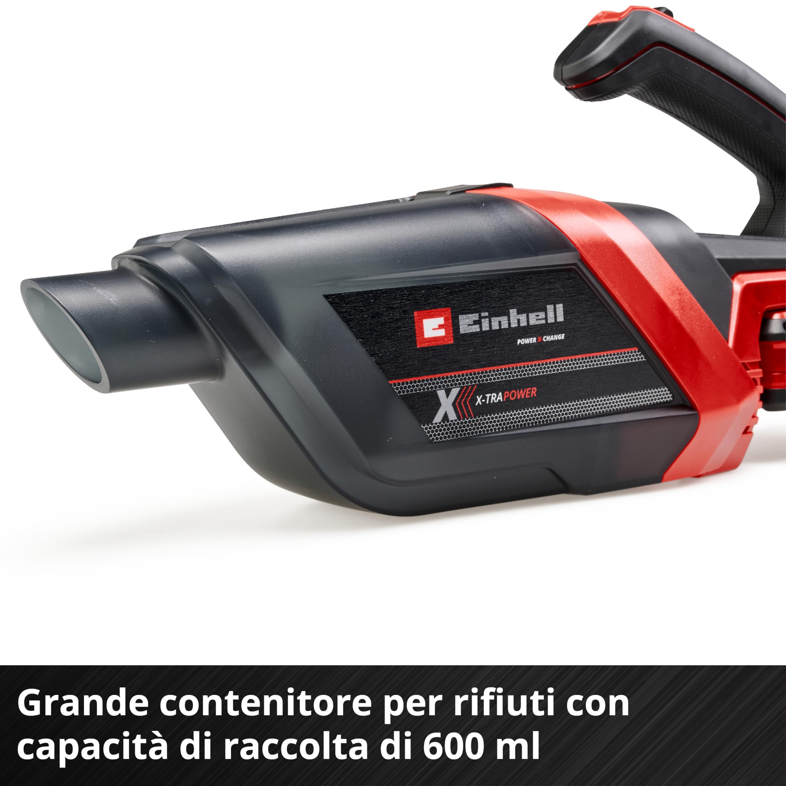 Einhell Te-HV 18/06 Li-Solo 2347190 Cordless Vacuum Cleaner - 18V Battery Powered, Lightweight & Portable, Red | Perfect for Home, Car, Workshop & Quick Cleanups