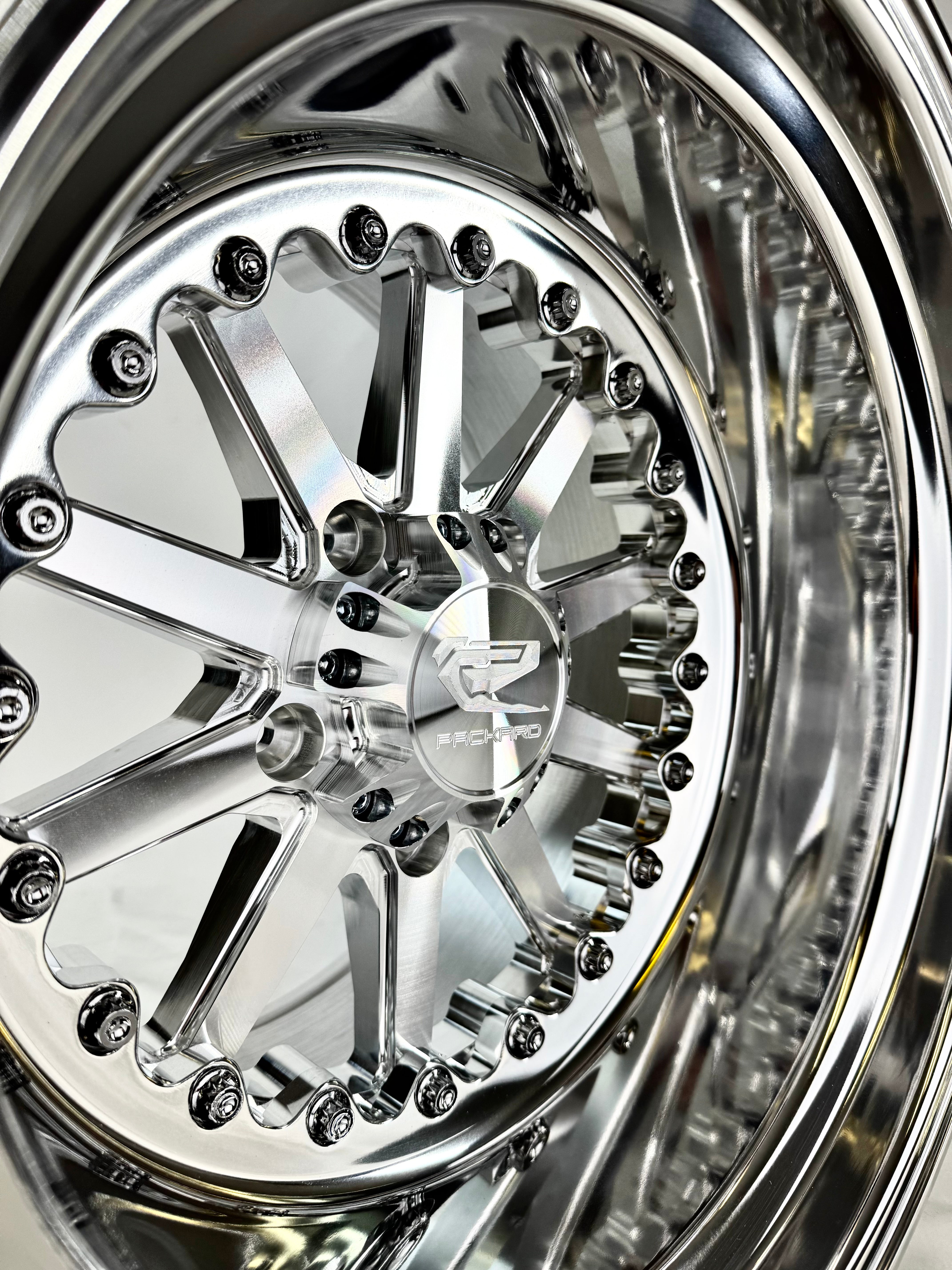 Element FF Forged Polished Silver RZR PRO R 5X4.5 Wheels - High Performance Alloy Rims for Off-Road Trucks & SUVs - Perfect for Trail Riding, Mudding & Rock Crawling