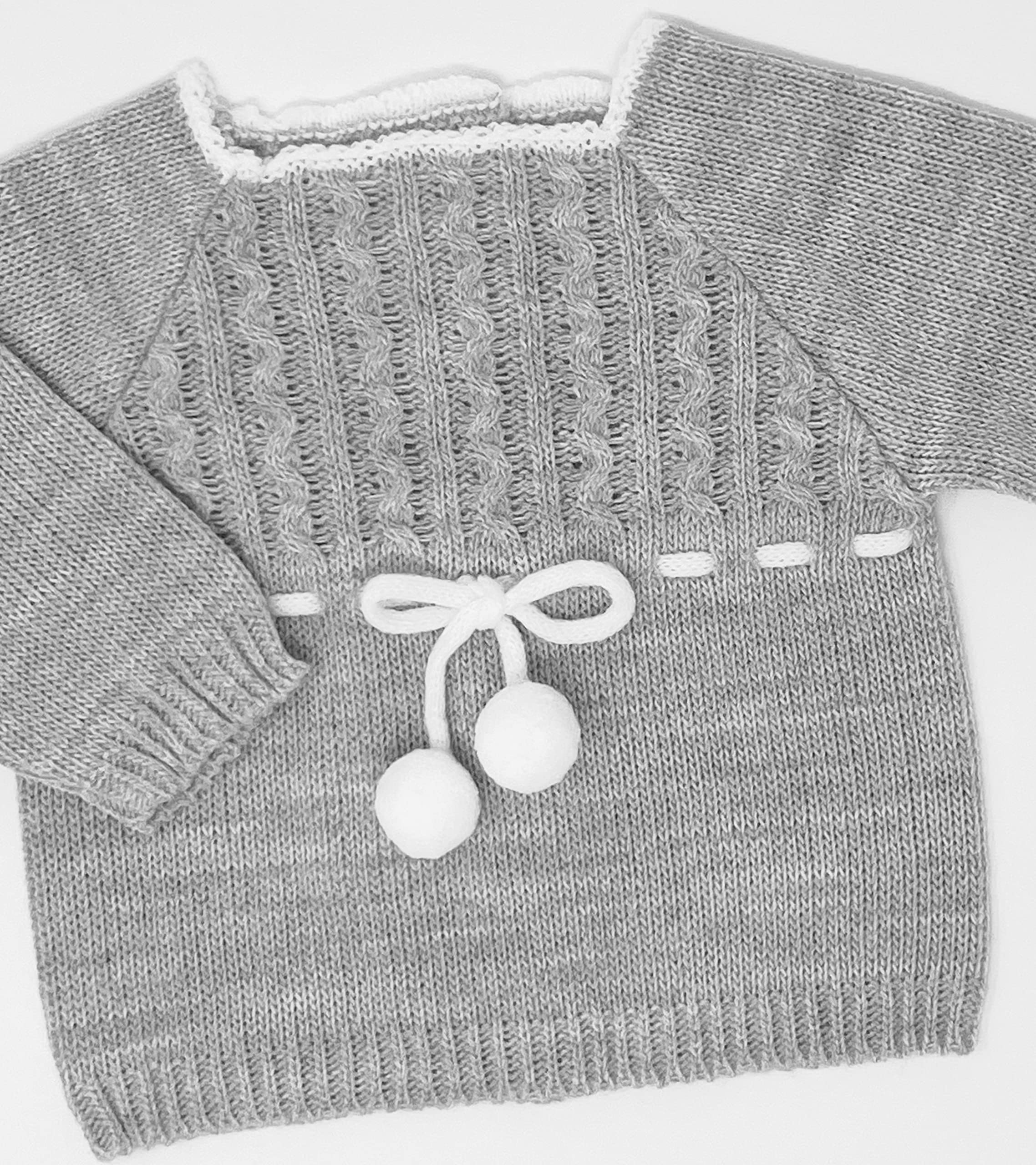 Newborn Baby Knitted Clothes Set - Soft Cotton Coming Home Outfit for Boys & Girls | Perfect for Hospital Photos, Christening & First Family Outings
