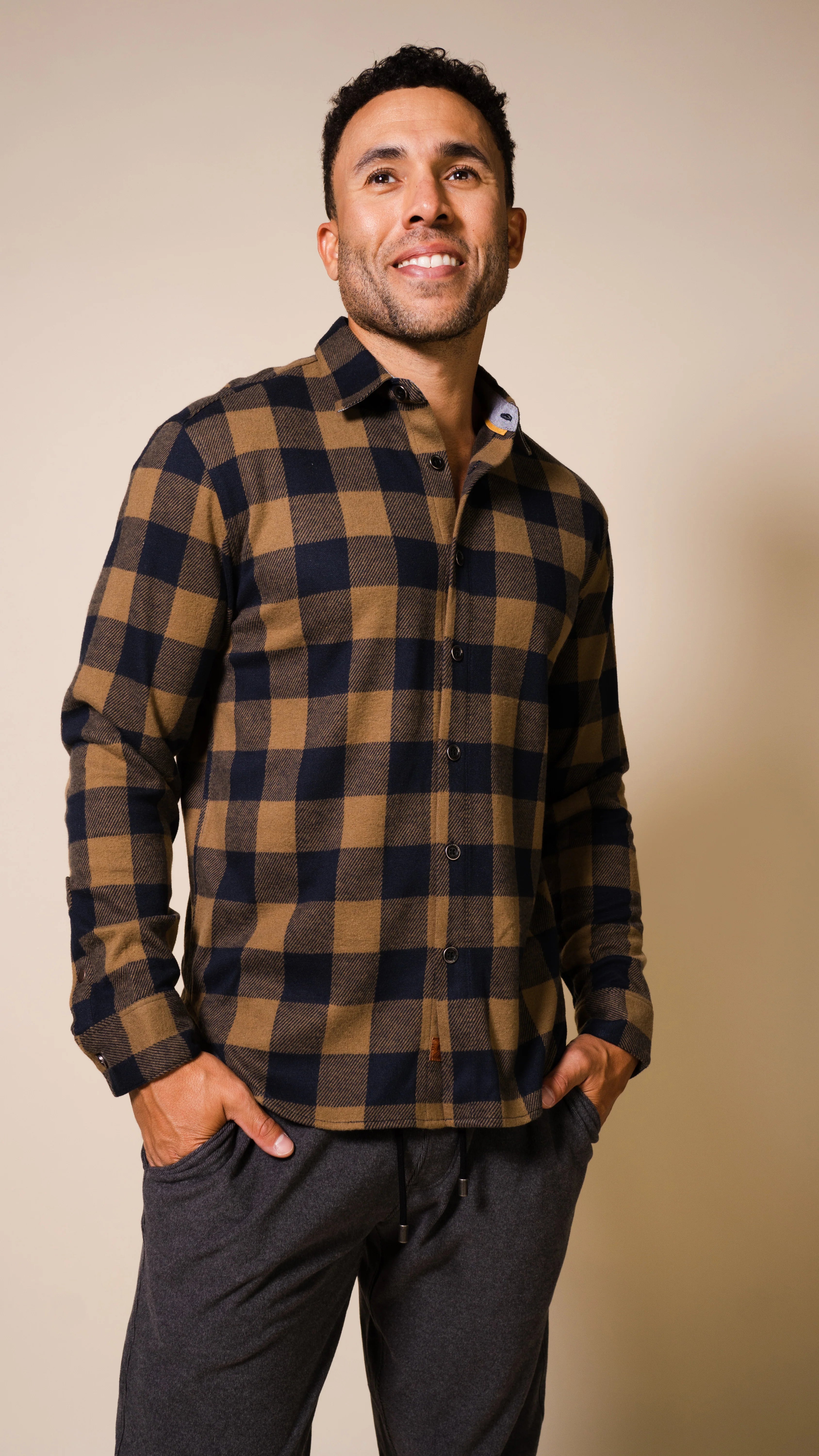 Fundamental Coast Yukon Buffalo Check Flannel Shirt - Warm & Durable Plaid Shirt for Men - Perfect for Outdoor Camping, Hiking, and Casual Winter Wear