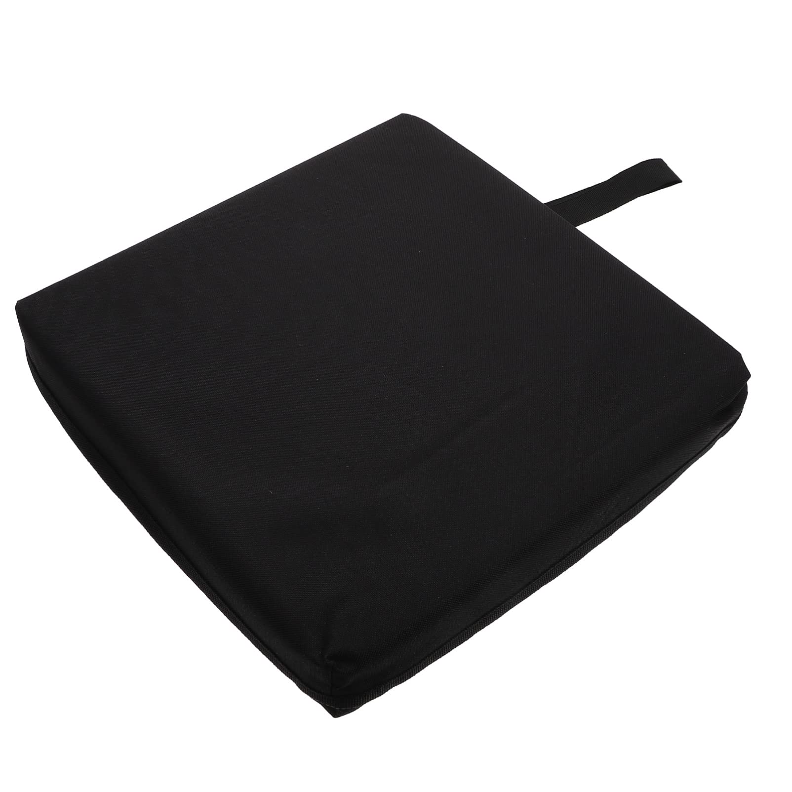 NOLITOY Portable Stadium Seat Cushion - Comfortable Bleacher Pad with Back Support for Outdoor Sports, Concerts & Picnics - Waterproof Black Chair Cushion for Football Games, Camping & Beach Use